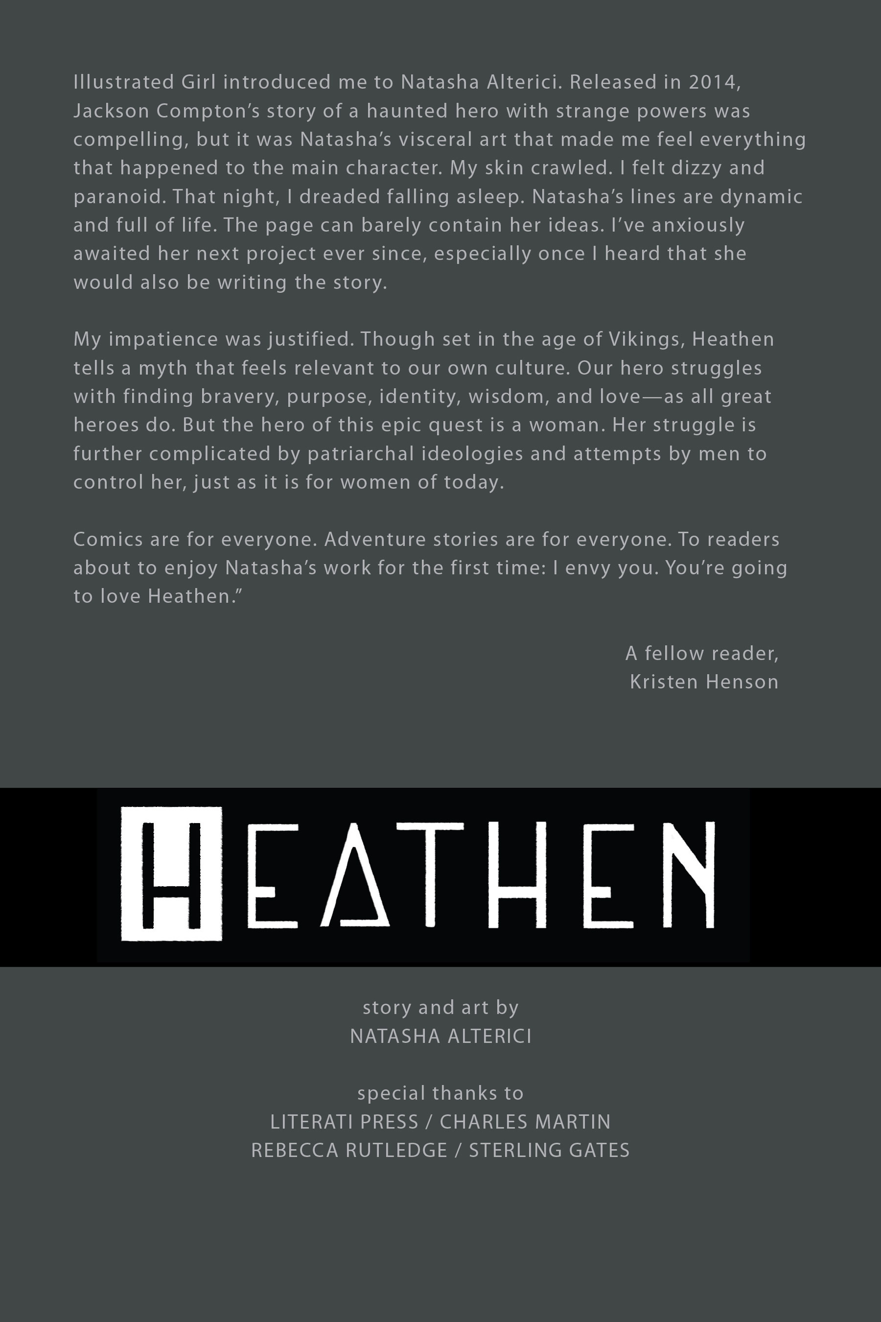 Read online Heathen (2015) comic -  Issue #1 - 2