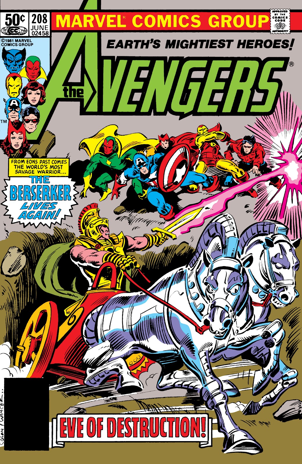 The Avengers (1963) issue 208 - Page 1