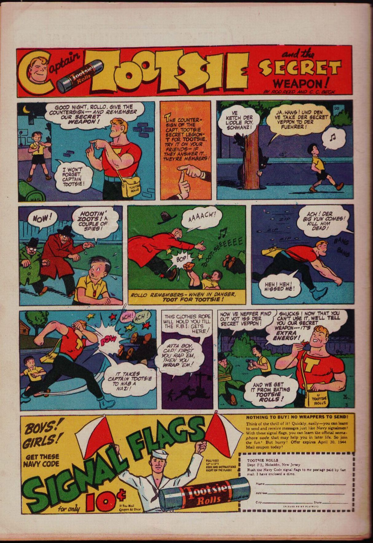 Read online Captain Midnight (1942) comic -  Issue #16 - 52