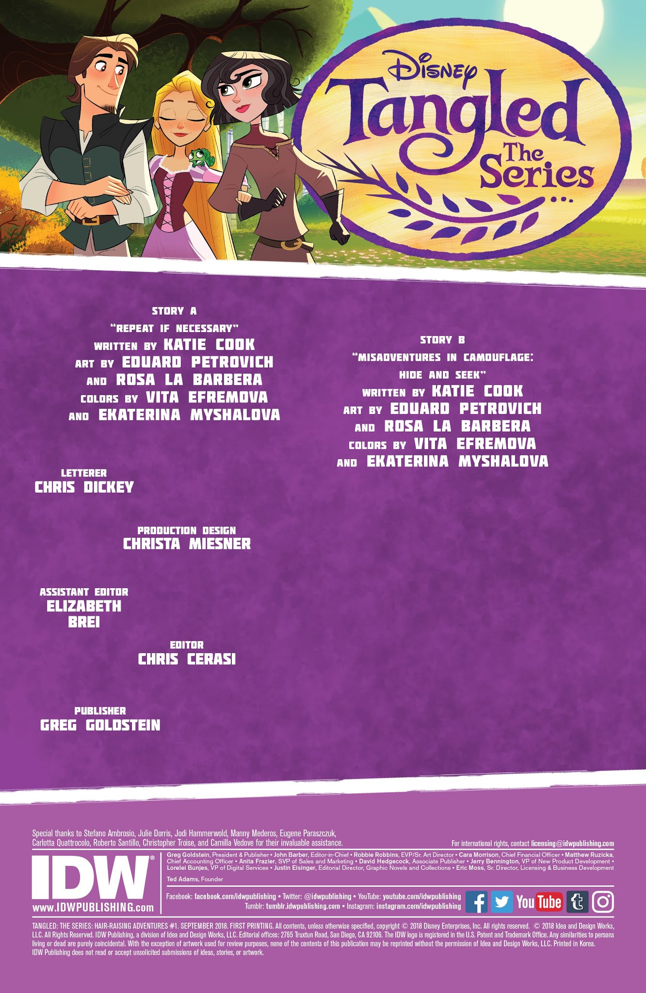 Read online Tangled: The Series: Hair-Raising Adventures comic -  Issue #1 - 2