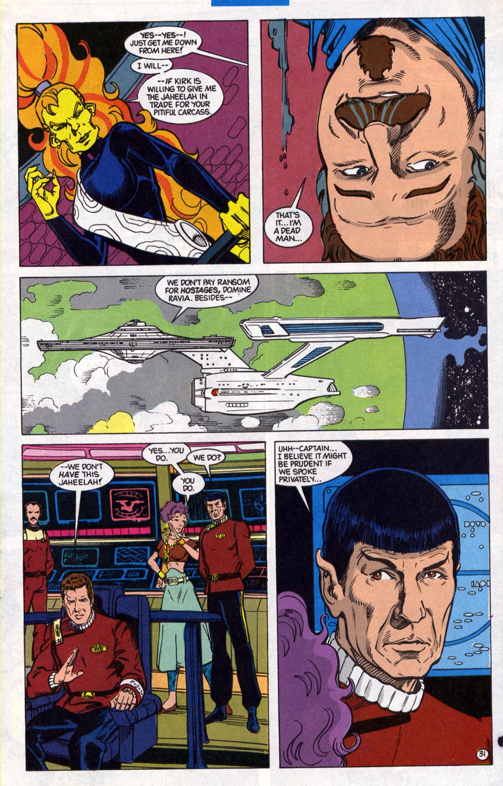 Read online Star Trek (1989) comic -  Issue #24 - 32