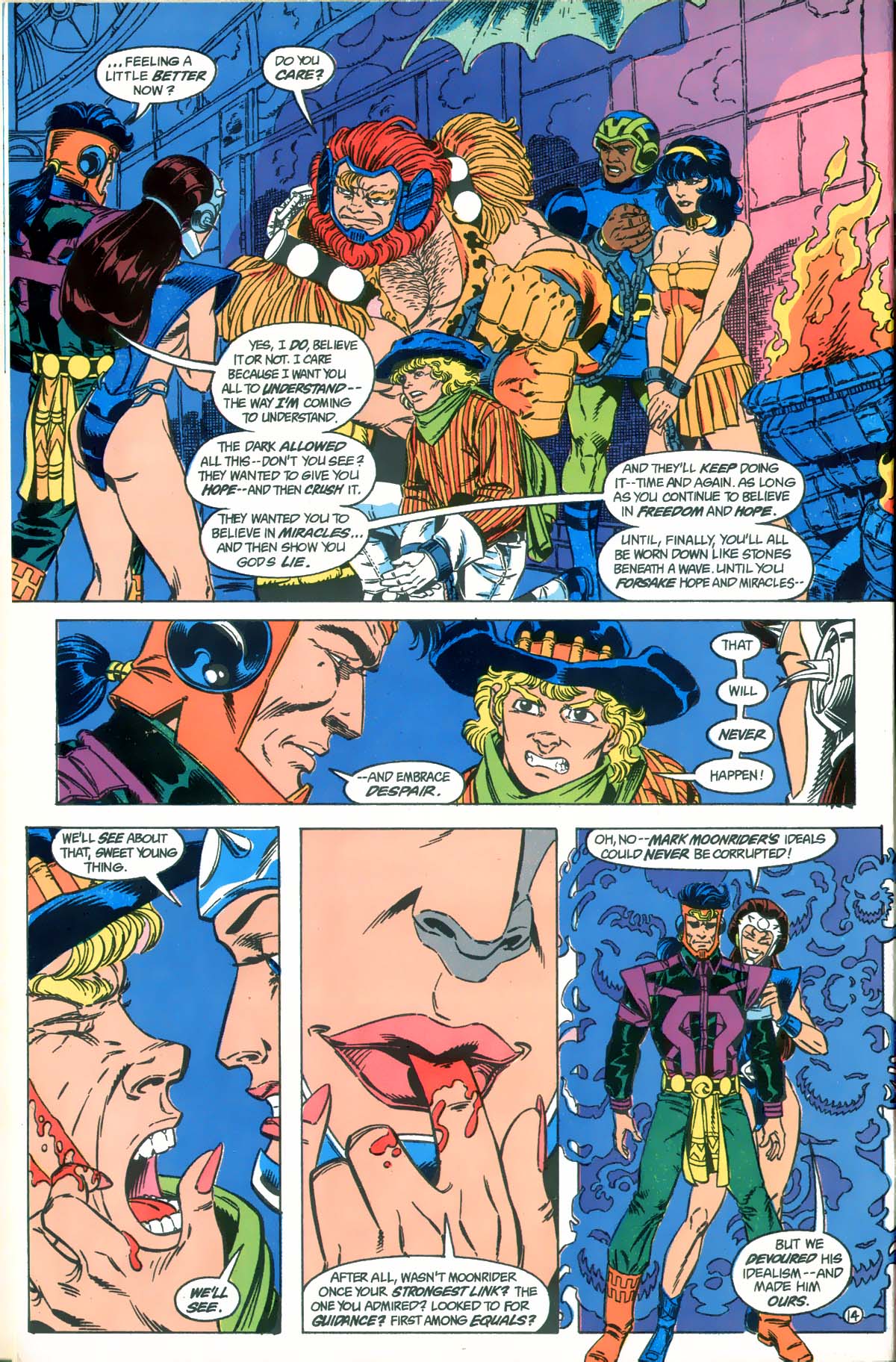 Read online Forever People (1988) comic -  Issue #5 - 16