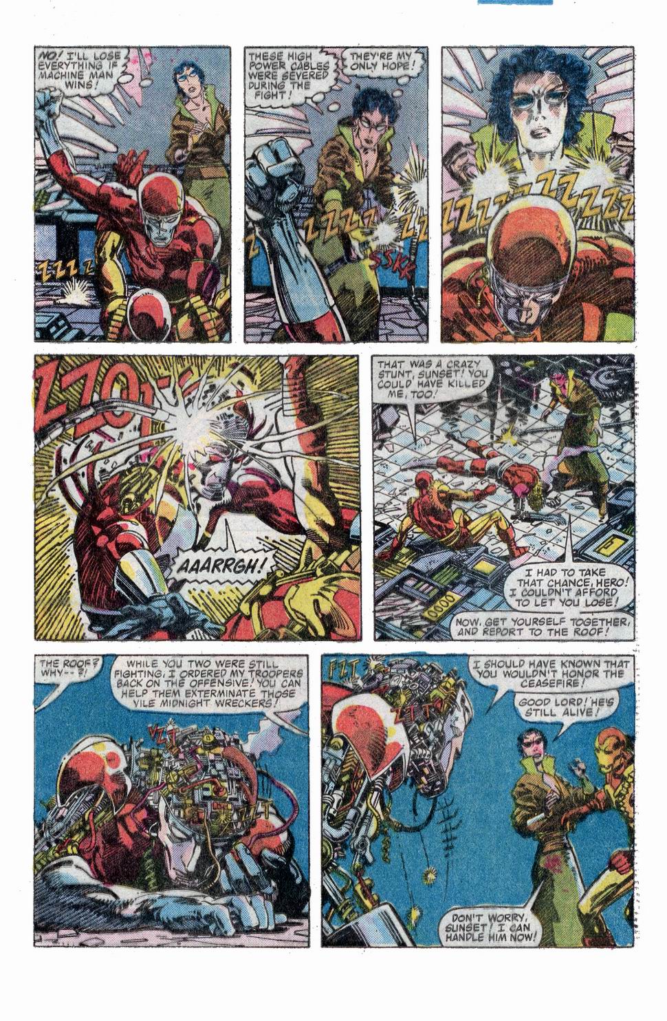 Read online Machine Man (1984) comic -  Issue #4 - 16