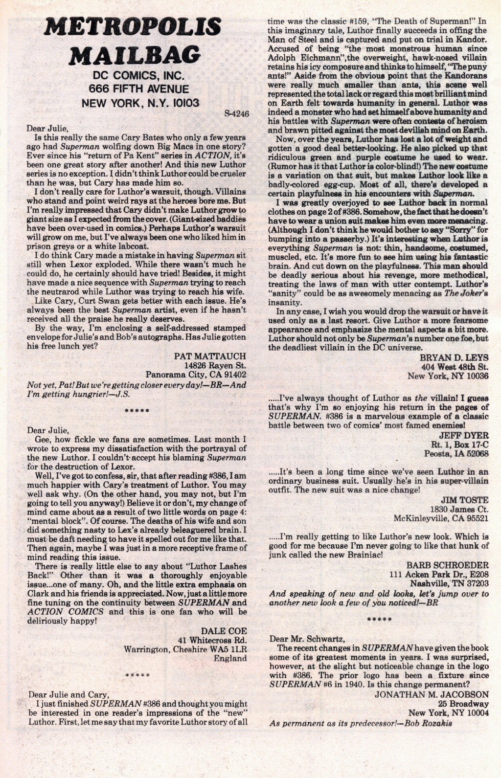 Read online Superman (1939) comic -  Issue #390 - 24