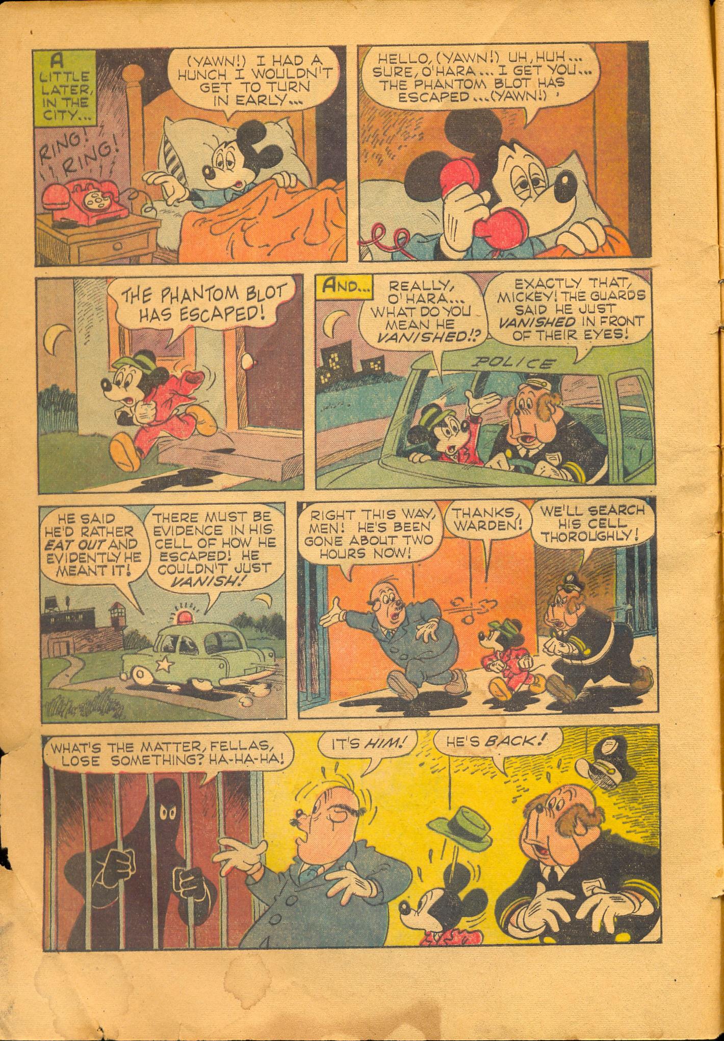 Read online Walt Disney's The Phantom Blot comic -  Issue #4 - 4