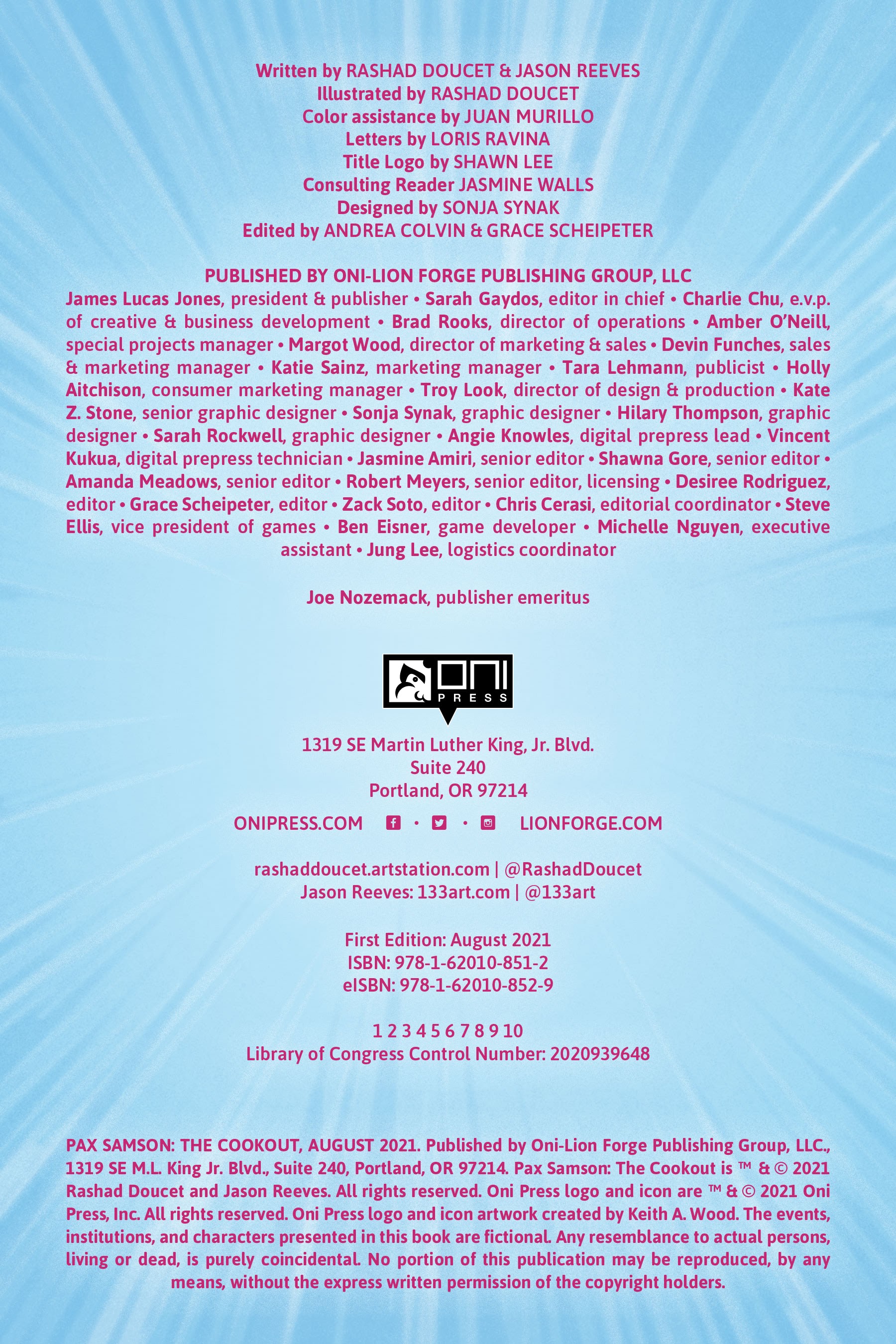 Read online Pax Samson: The Cookout comic -  Issue # TPB (Part 1) - 4