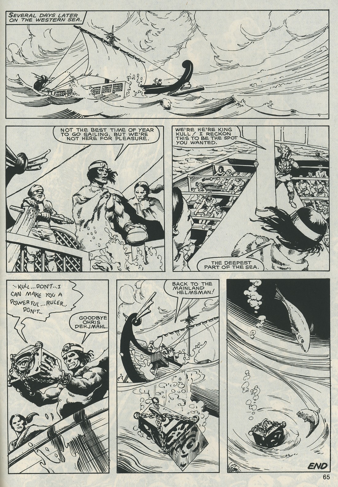 Read online The Savage Sword Of Conan comic -  Issue #121 - 65