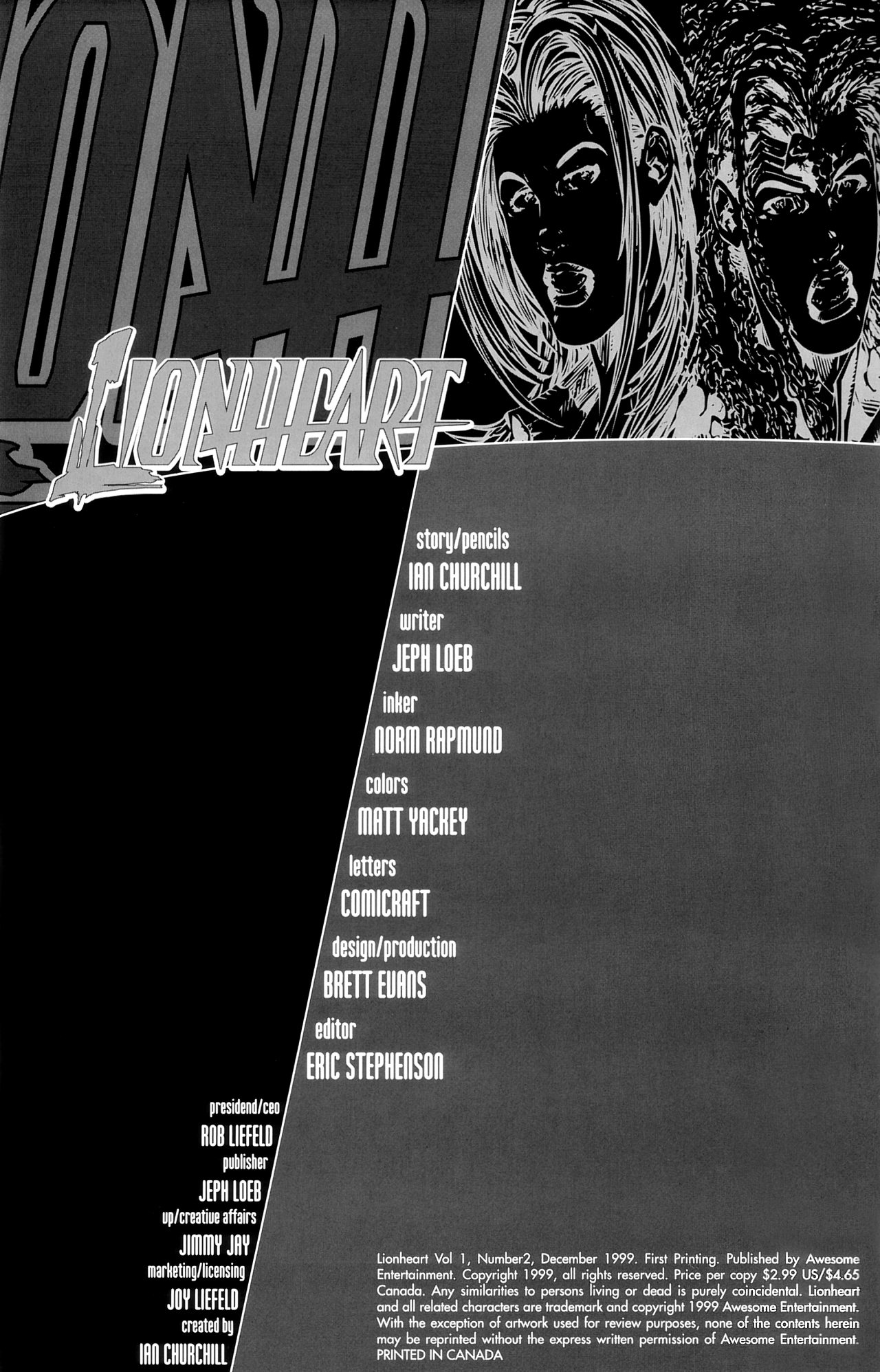 Read online Lionheart comic -  Issue #2 - 2