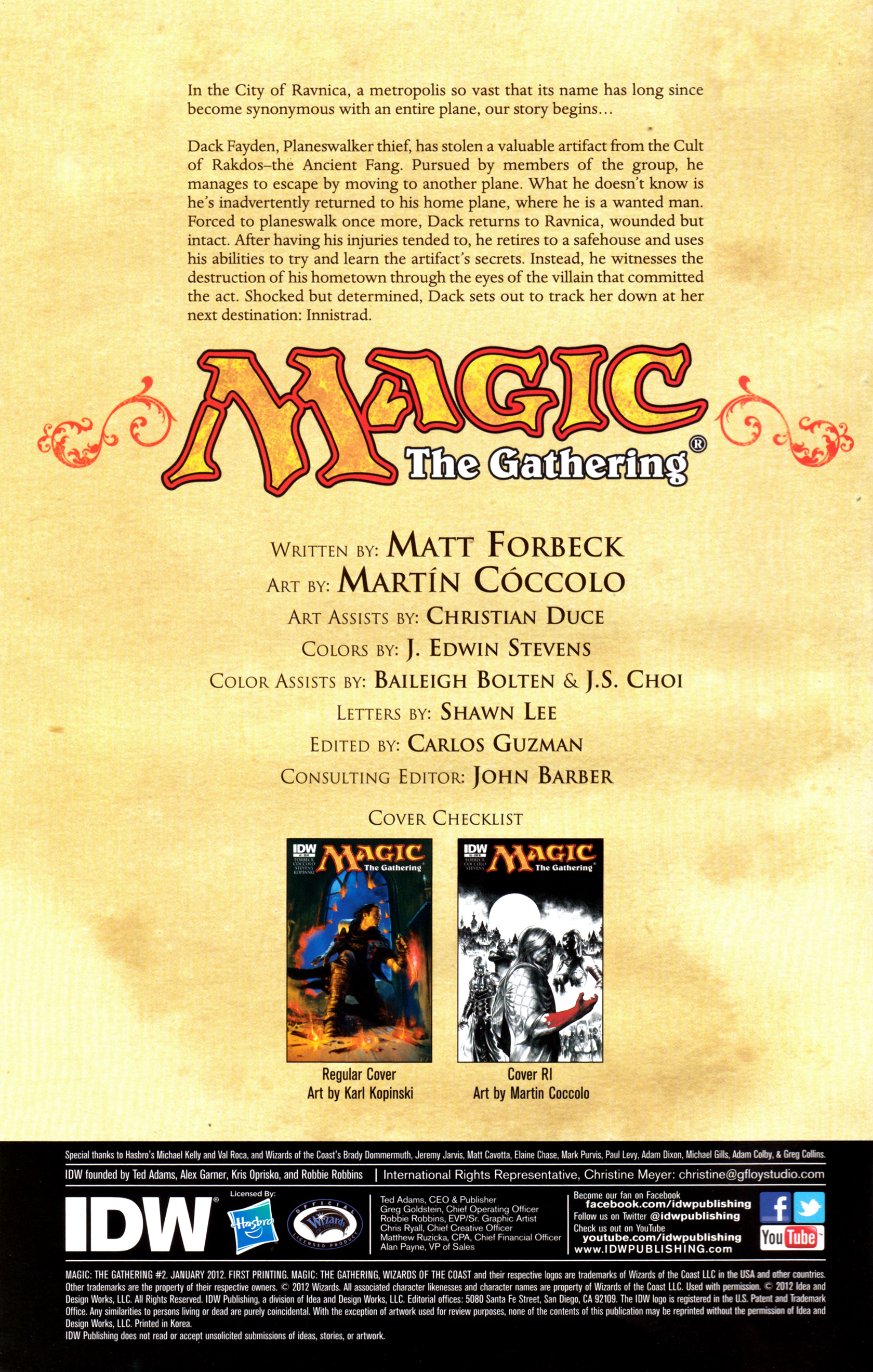 Read online Magic: The Gathering comic -  Issue #2 - 2