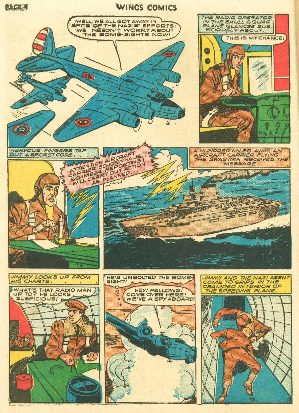 Read online Wings Comics comic -  Issue #10 - 6
