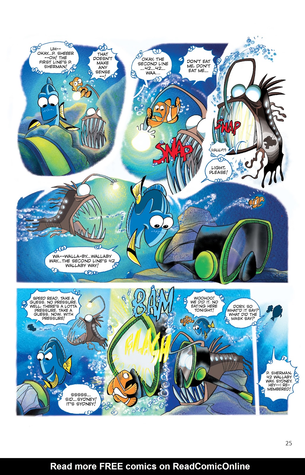 Disney/PIXAR Finding Nemo and Finding Dory: The Story of the Movies in Comics issue TPB - Page 25