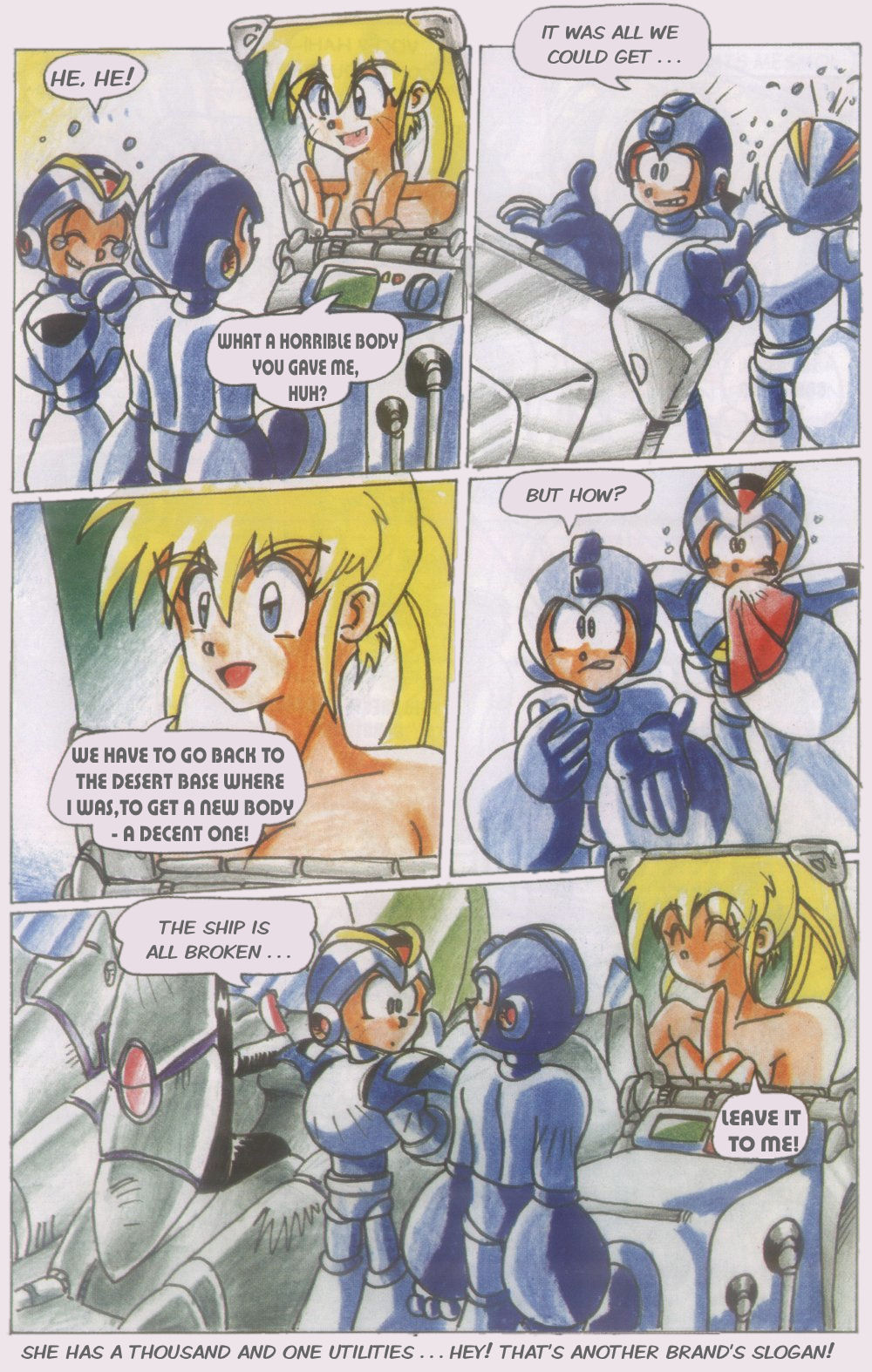 Read online Novas Aventuras de Megaman comic -  Issue #6 - 7