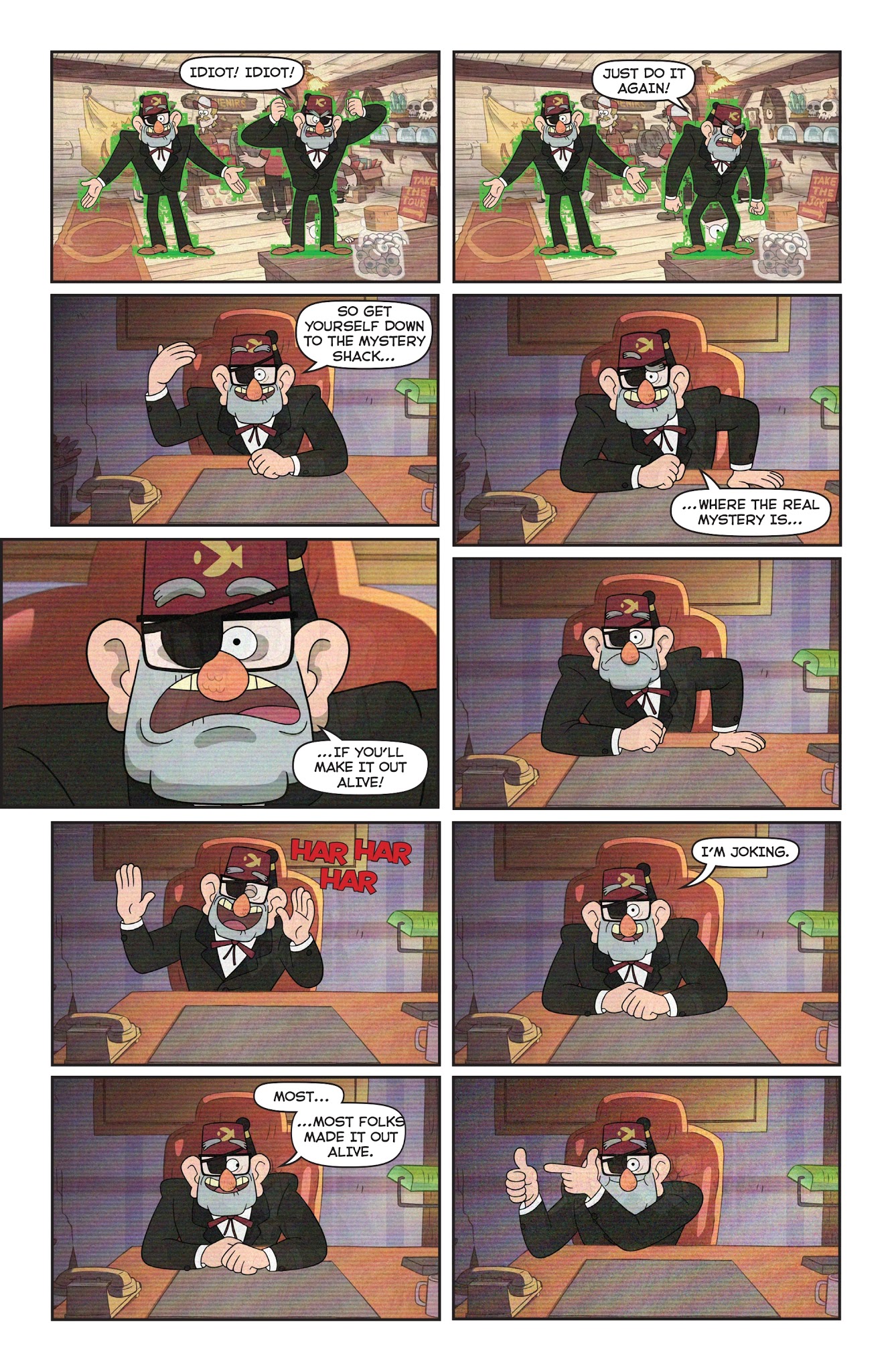 Read online Disney Gravity Falls Shorts Cinestory Comic comic -  Issue #3 - 24