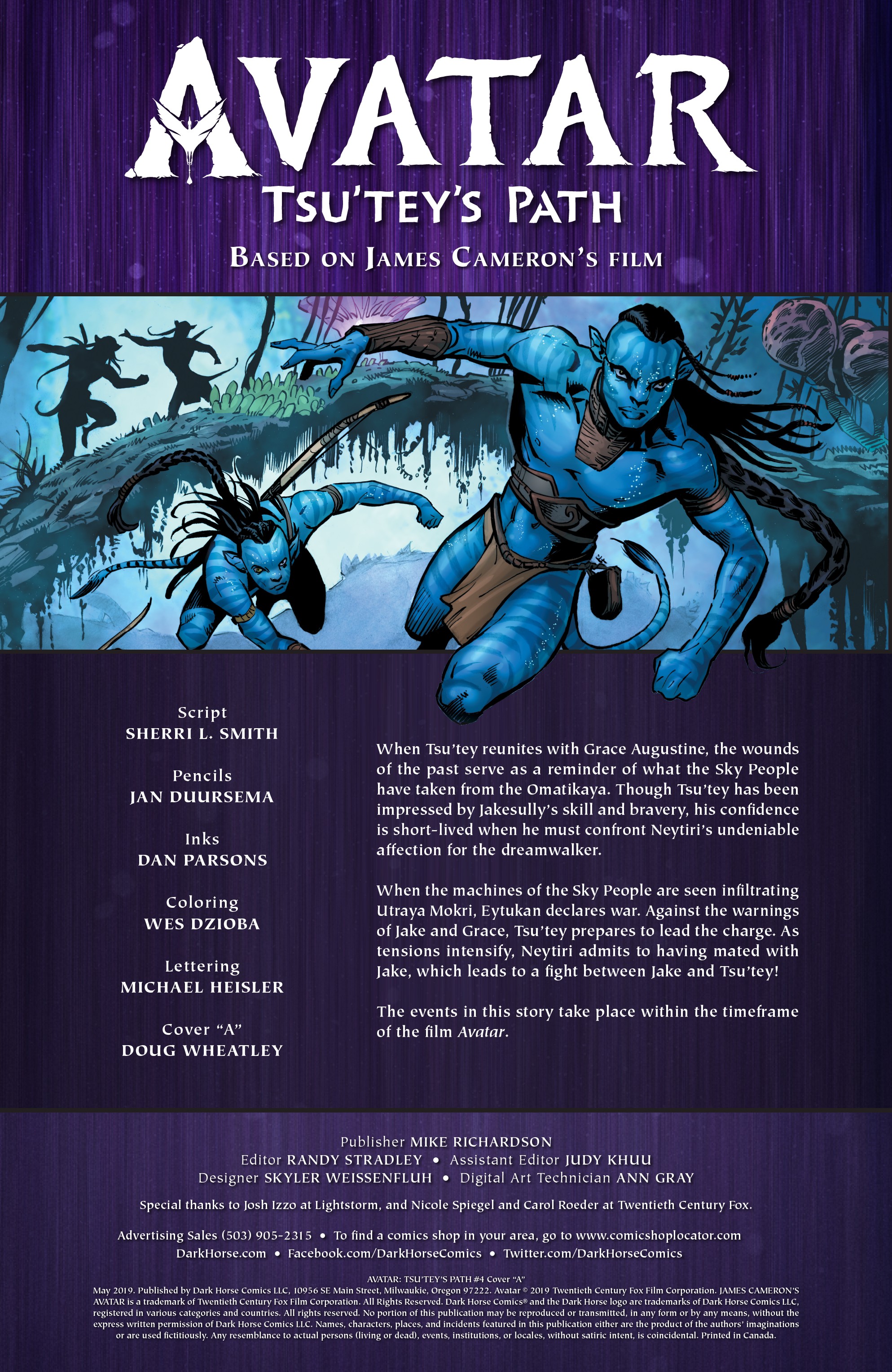 Read online Avatar: Tsu'tey's Path comic -  Issue #4 - 2