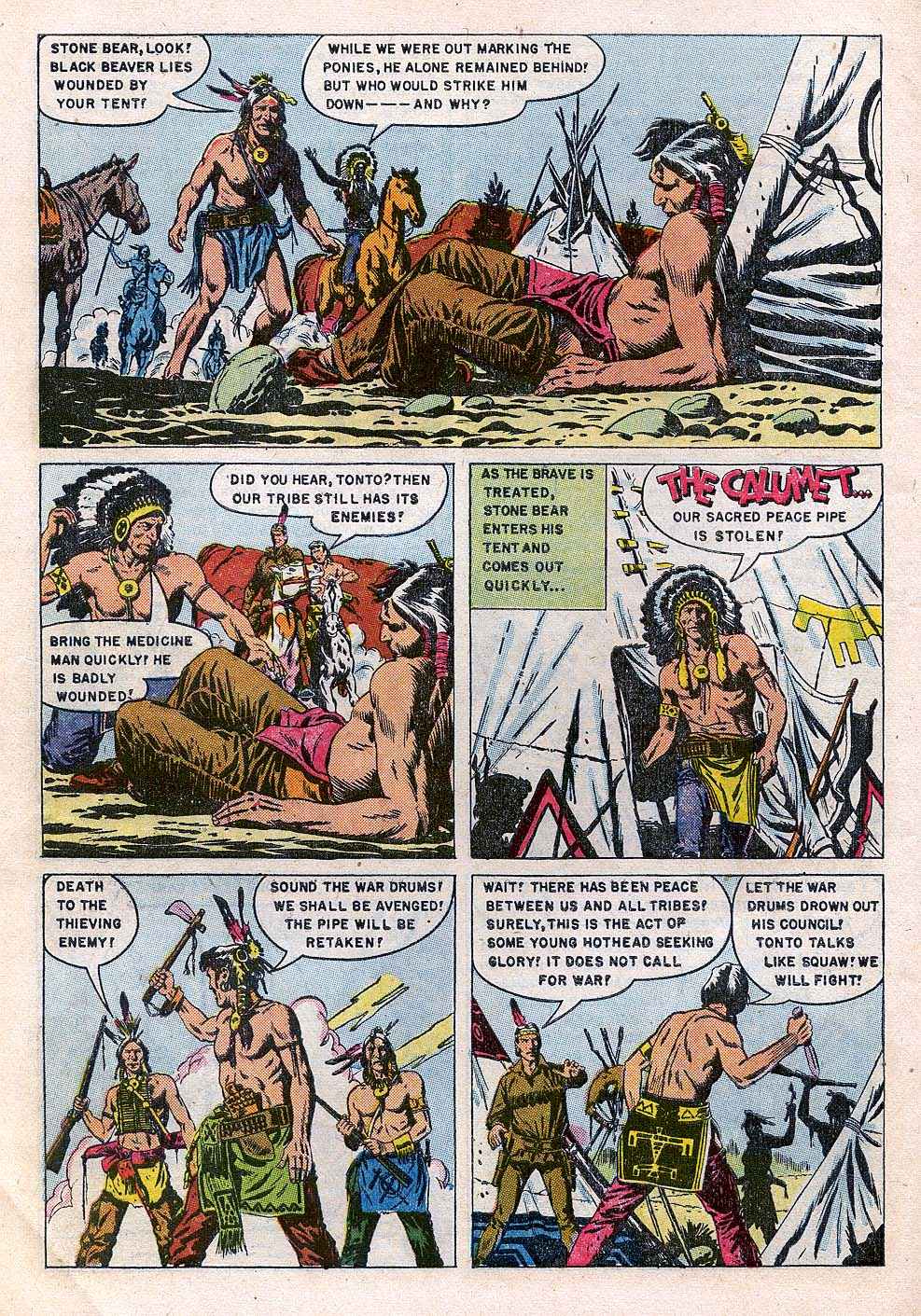 Read online Lone Ranger's Companion Tonto comic -  Issue #13 - 6