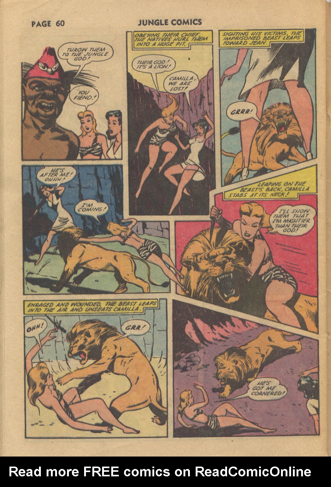Read online Jungle Comics comic -  Issue #34 - 62