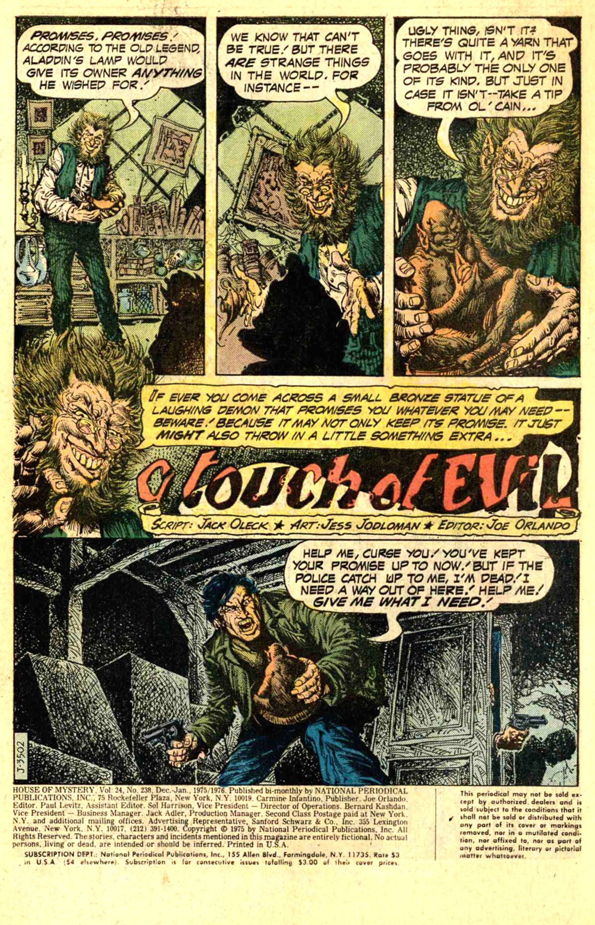 Read online House of Mystery (1951) comic -  Issue #238 - 3