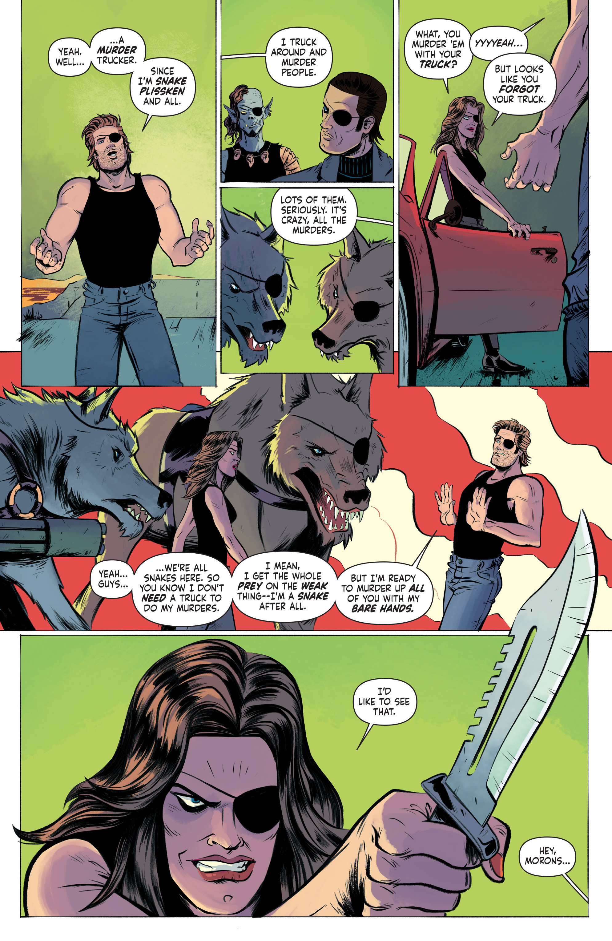 Read online Big Trouble in Little China/Escape From New York comic -  Issue #4 - 9