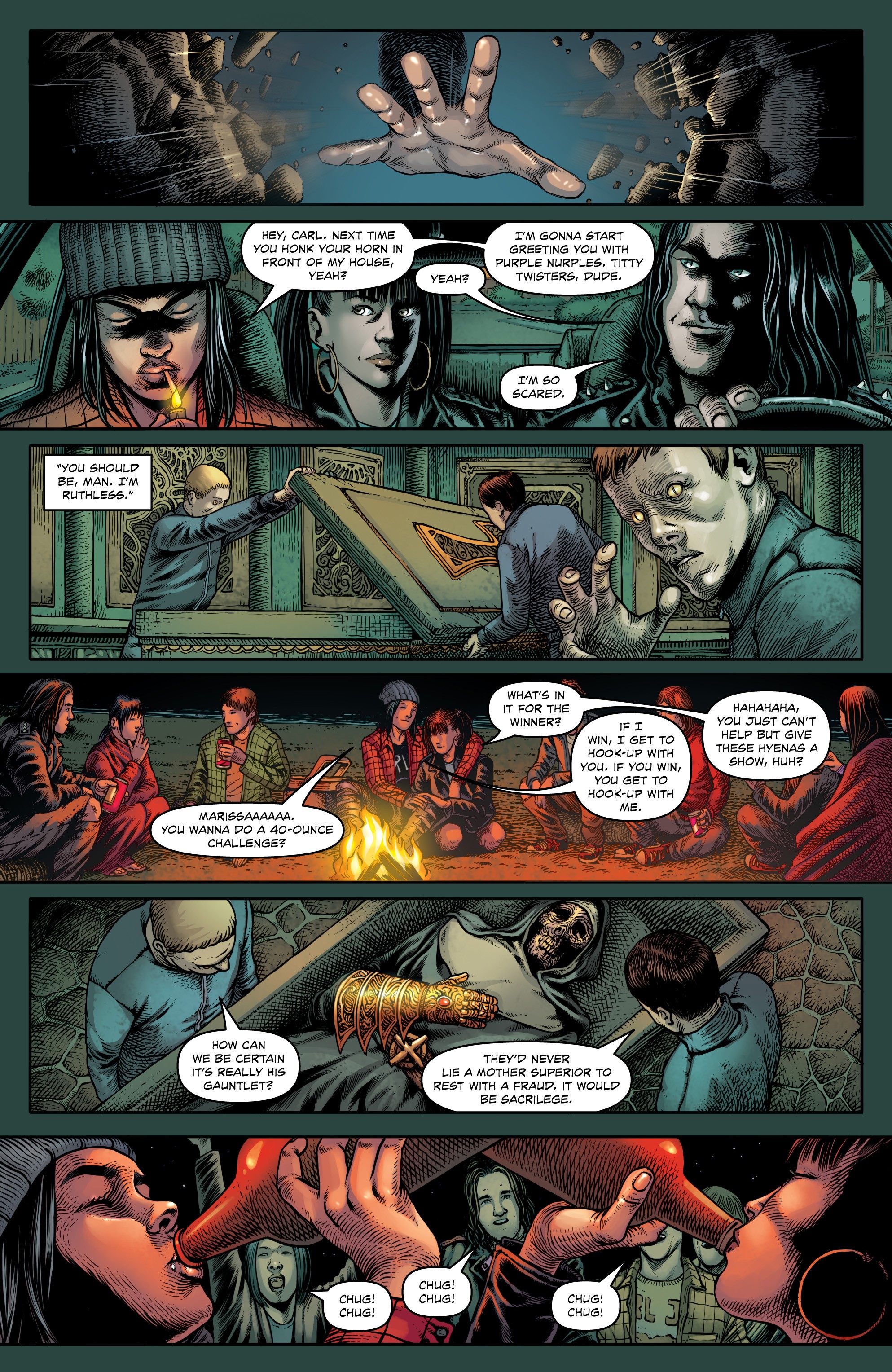 Read online Warrior Nun: Dora comic -  Issue #1 - 6