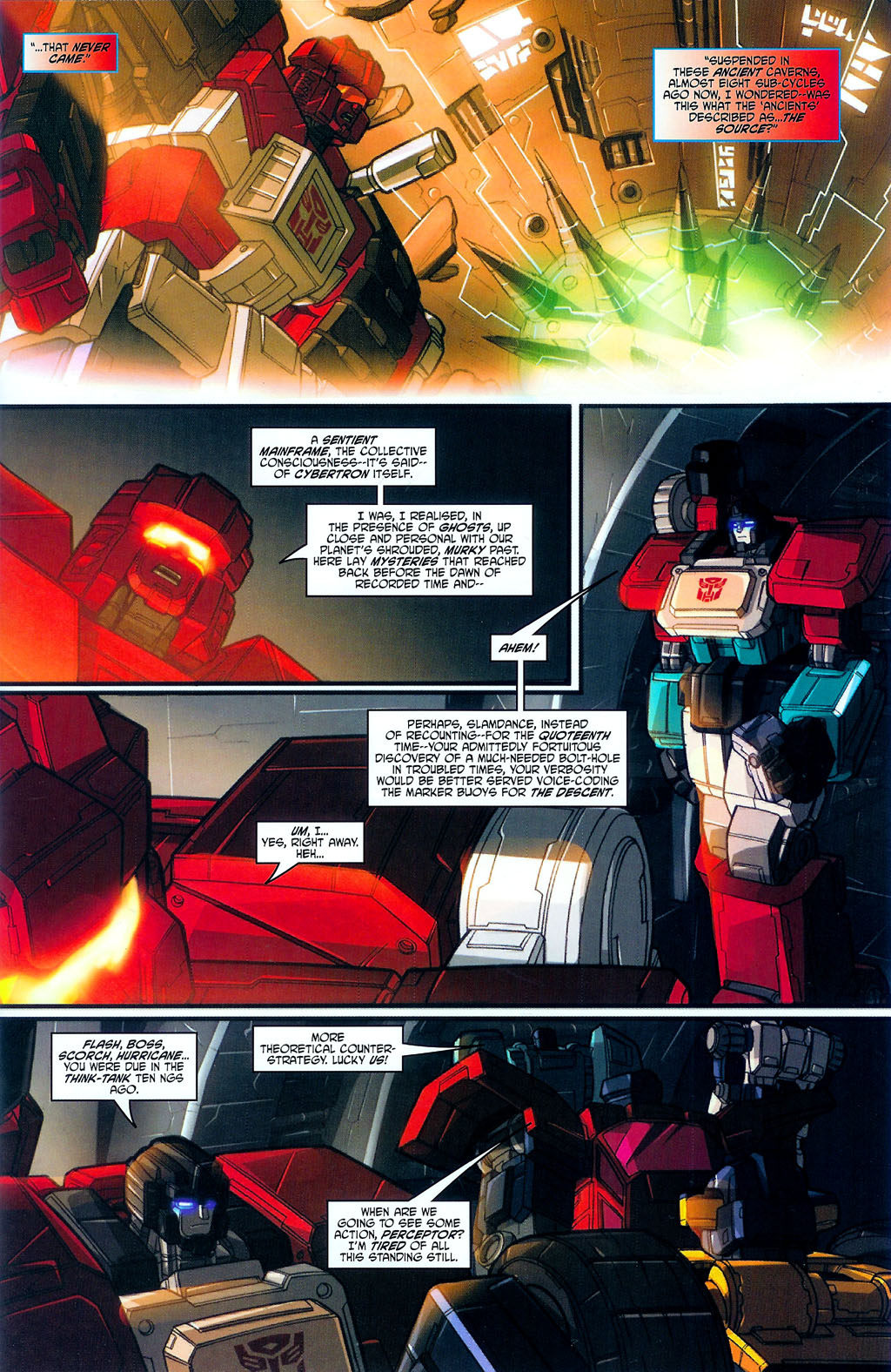 Read online Transformers War Within: "The Age of Wrath" comic -  Issue #3 - 4