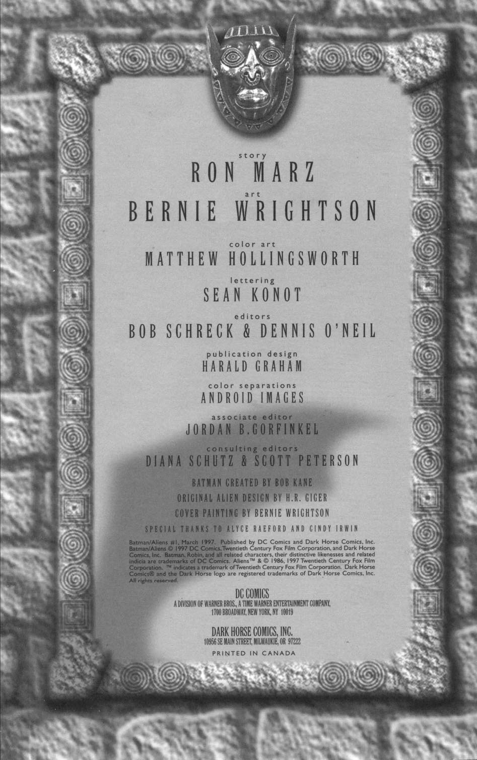 Read online Batman/Aliens comic -  Issue #1 - 2