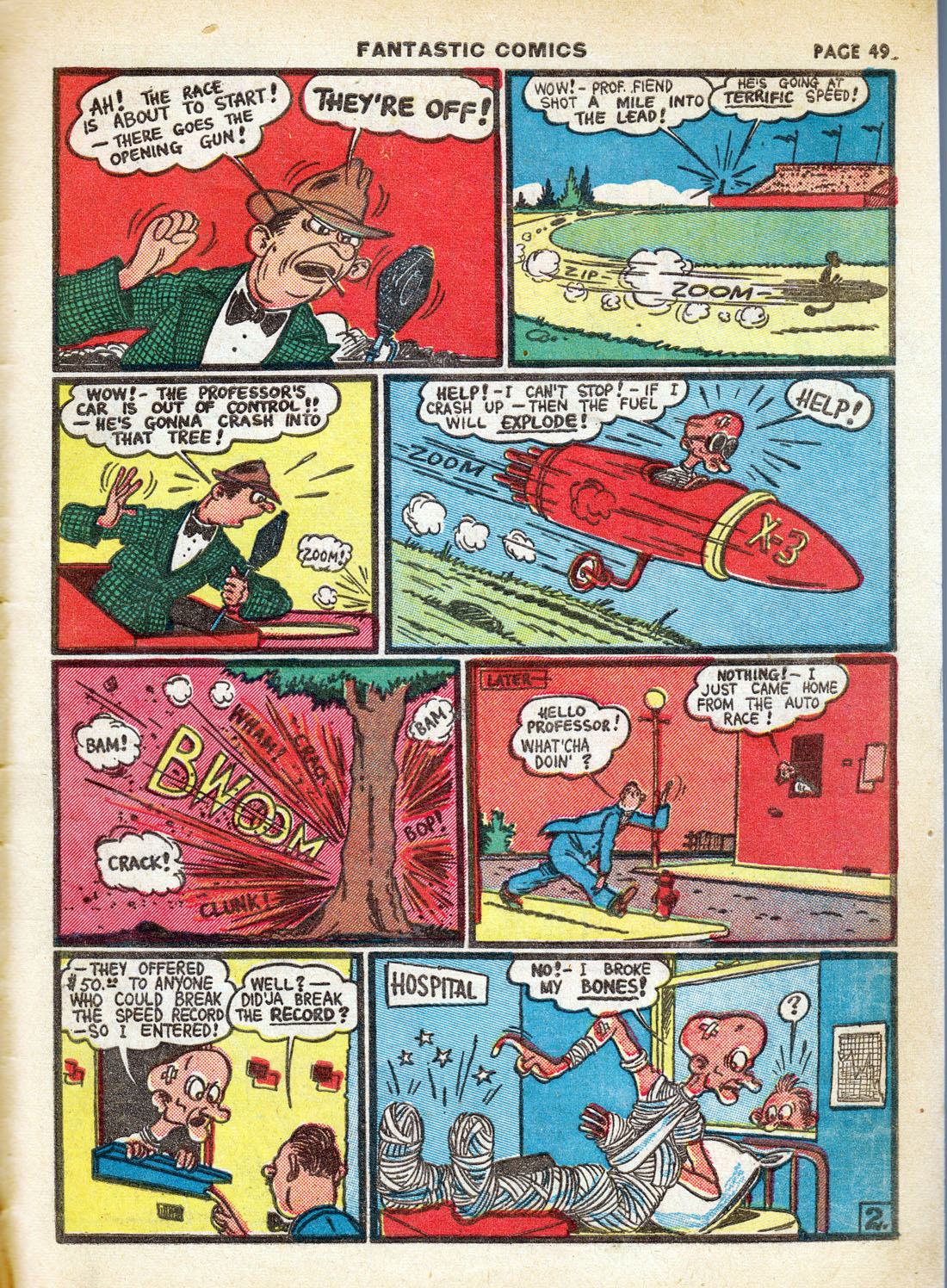 Read online Fantastic Comics comic -  Issue #7 - 51