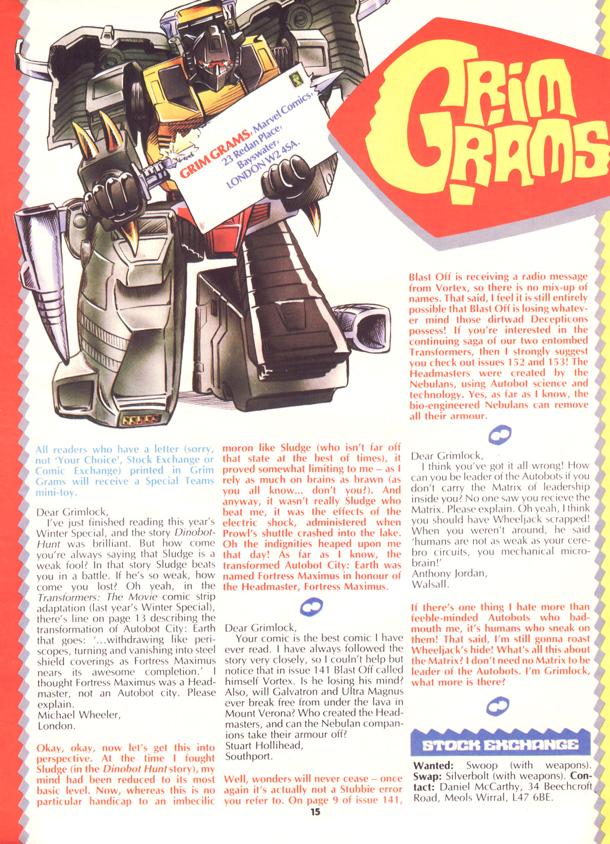 Read online The Transformers (UK) comic -  Issue #148 - 13