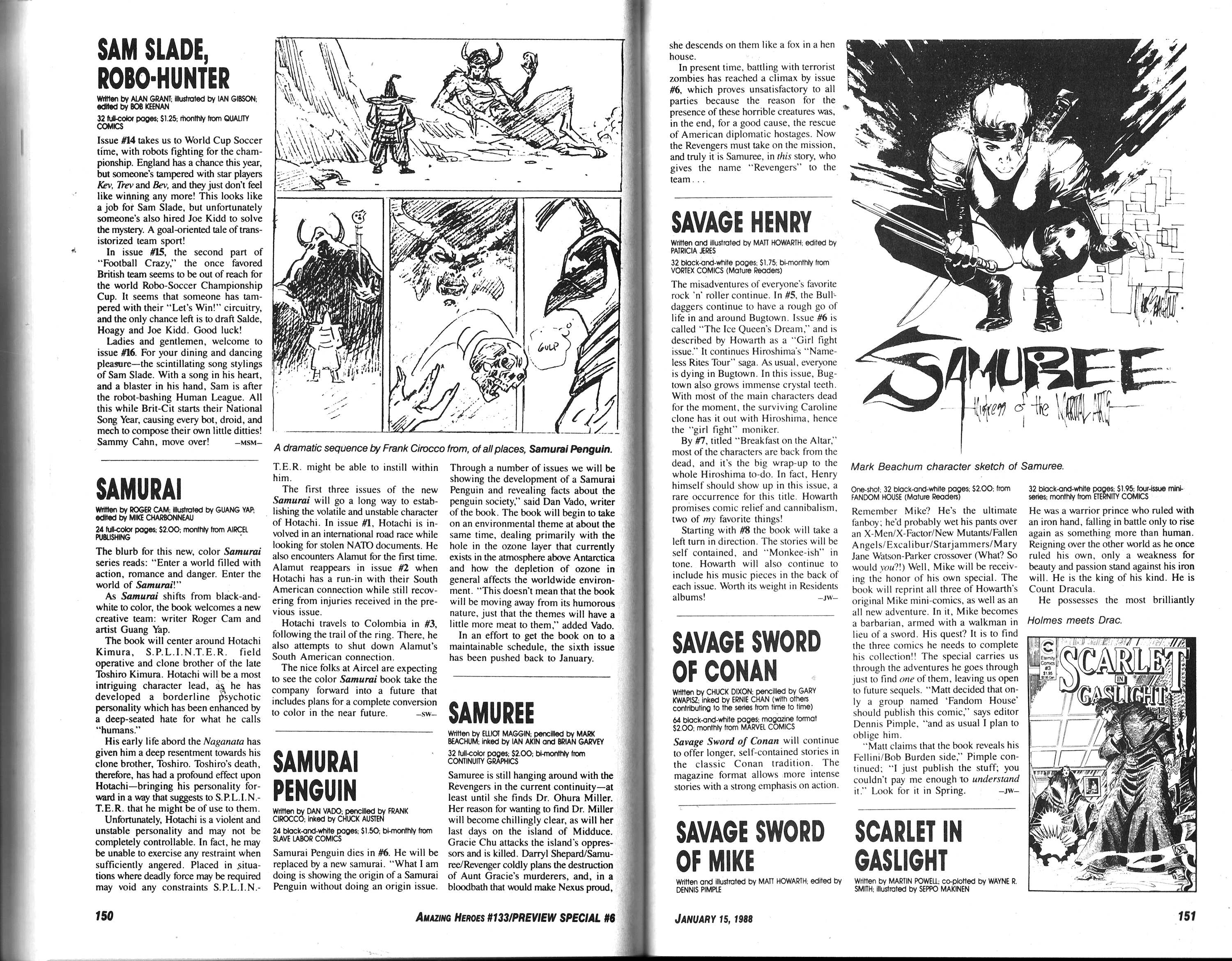 Read online Amazing Heroes comic -  Issue #133 - 77