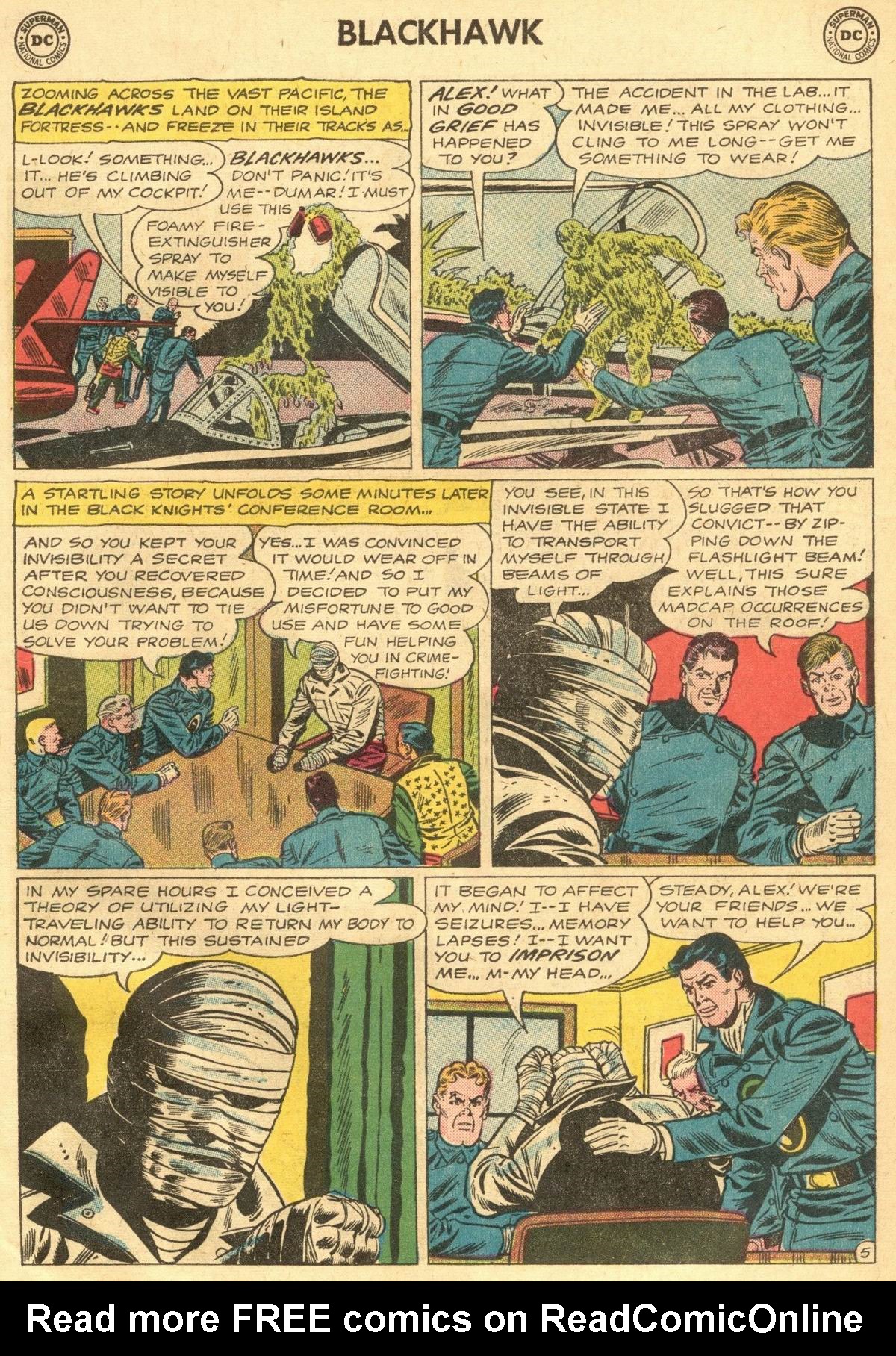 Read online Blackhawk (1957) comic -  Issue #179 - 7
