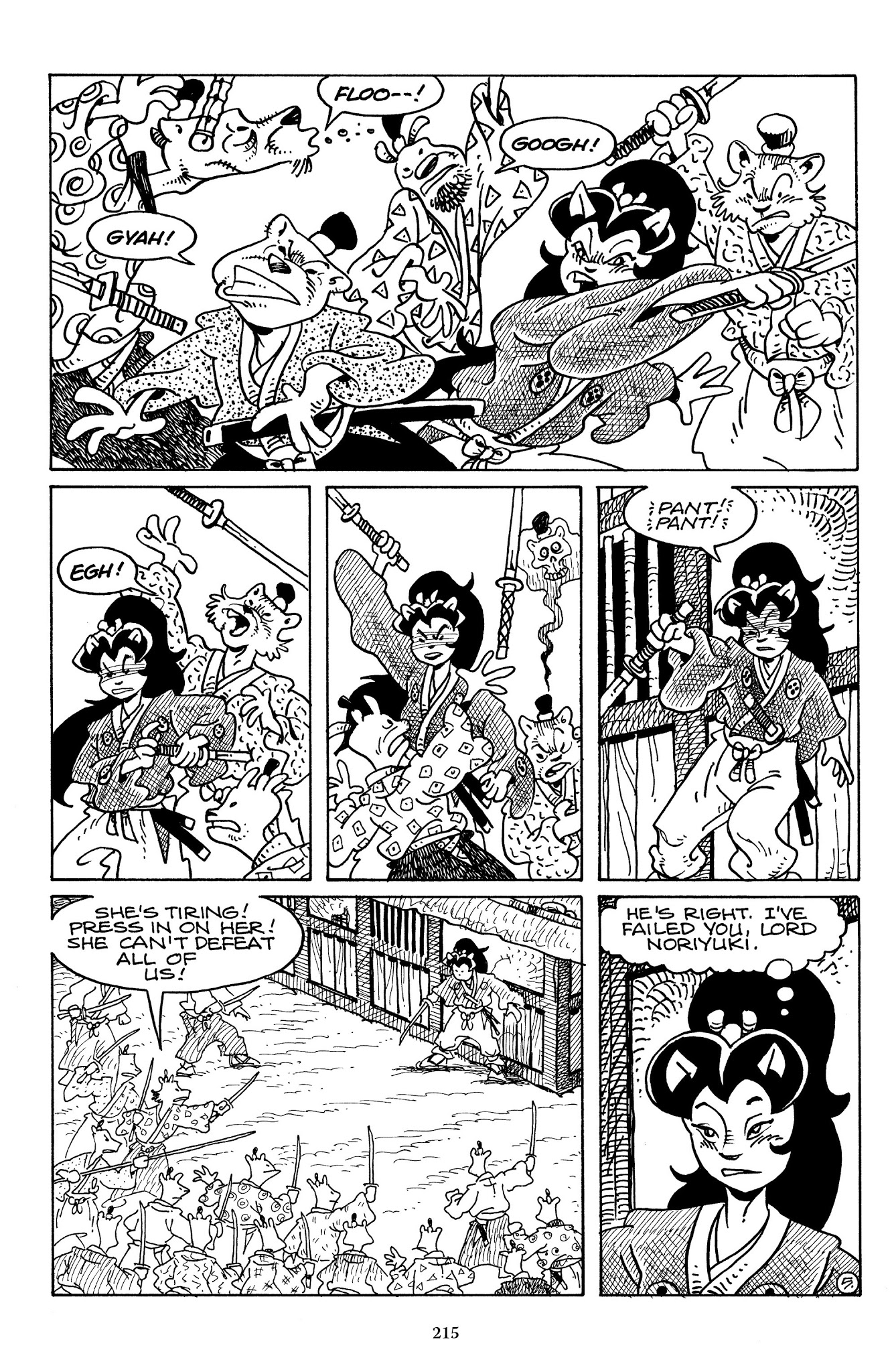Read online The Usagi Yojimbo Saga comic -  Issue # TPB 5 - 212