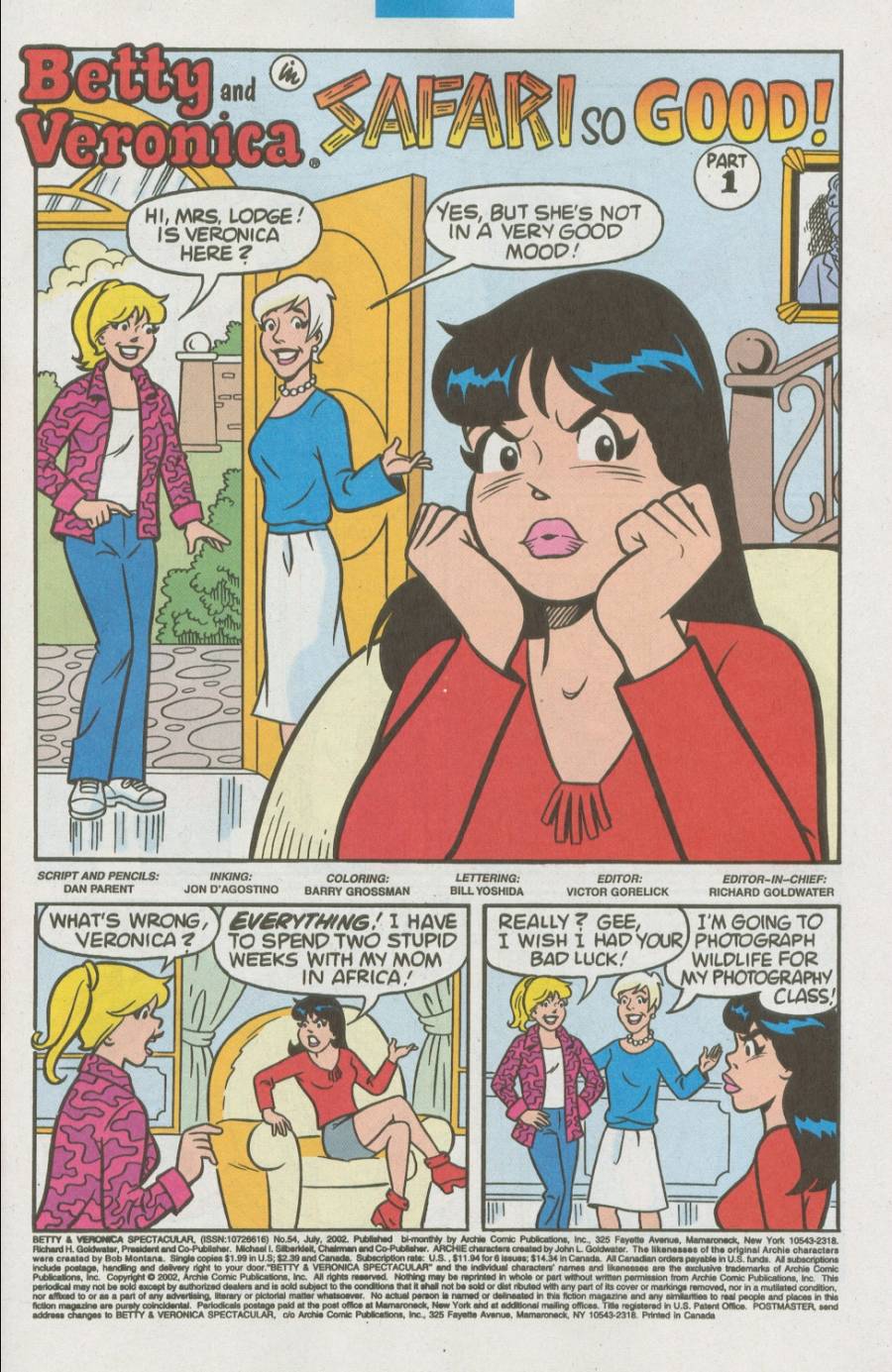 Read online Betty & Veronica Spectacular comic -  Issue #54 - 2