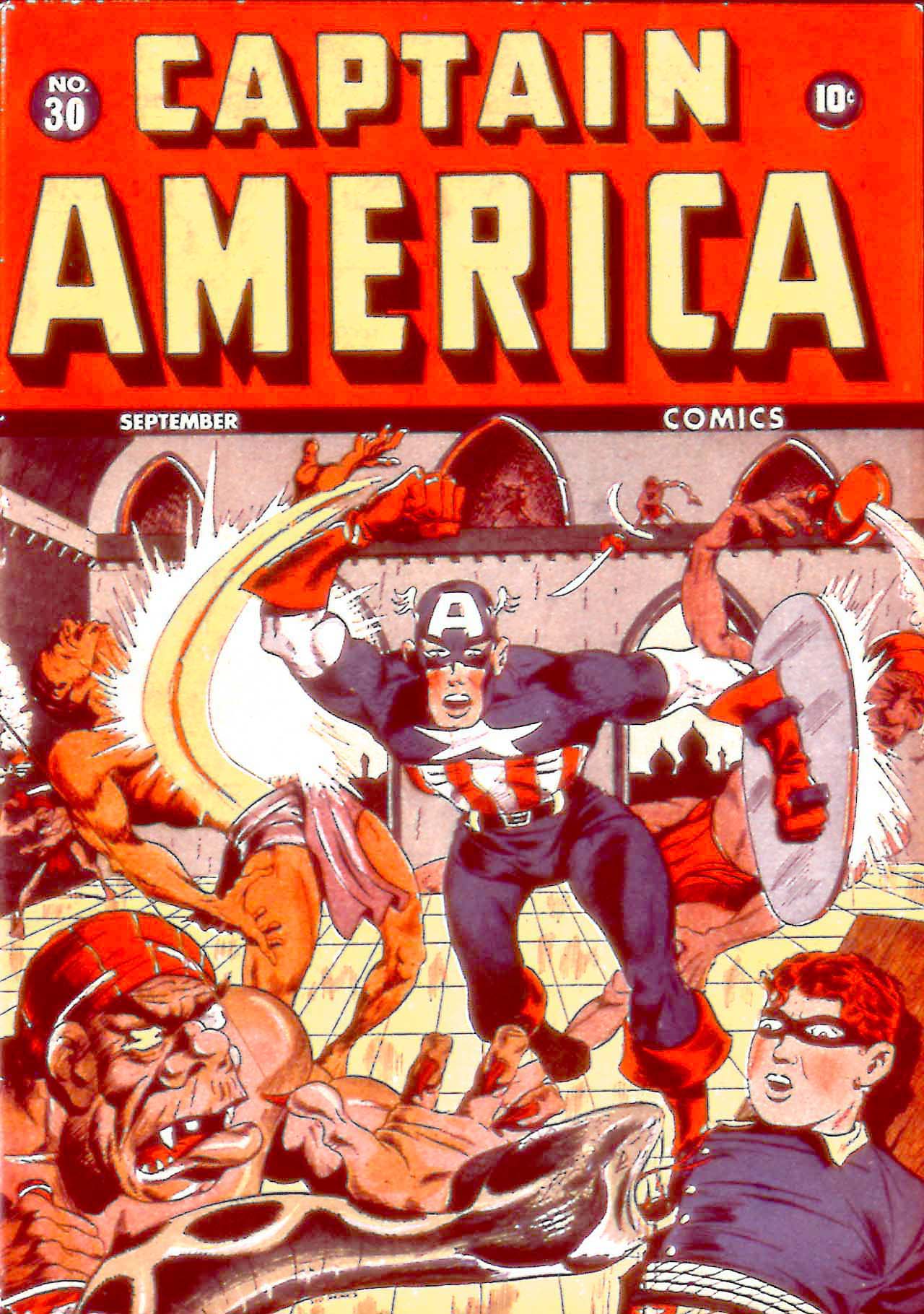 Read online Captain America Comics comic -  Issue #30 - 1