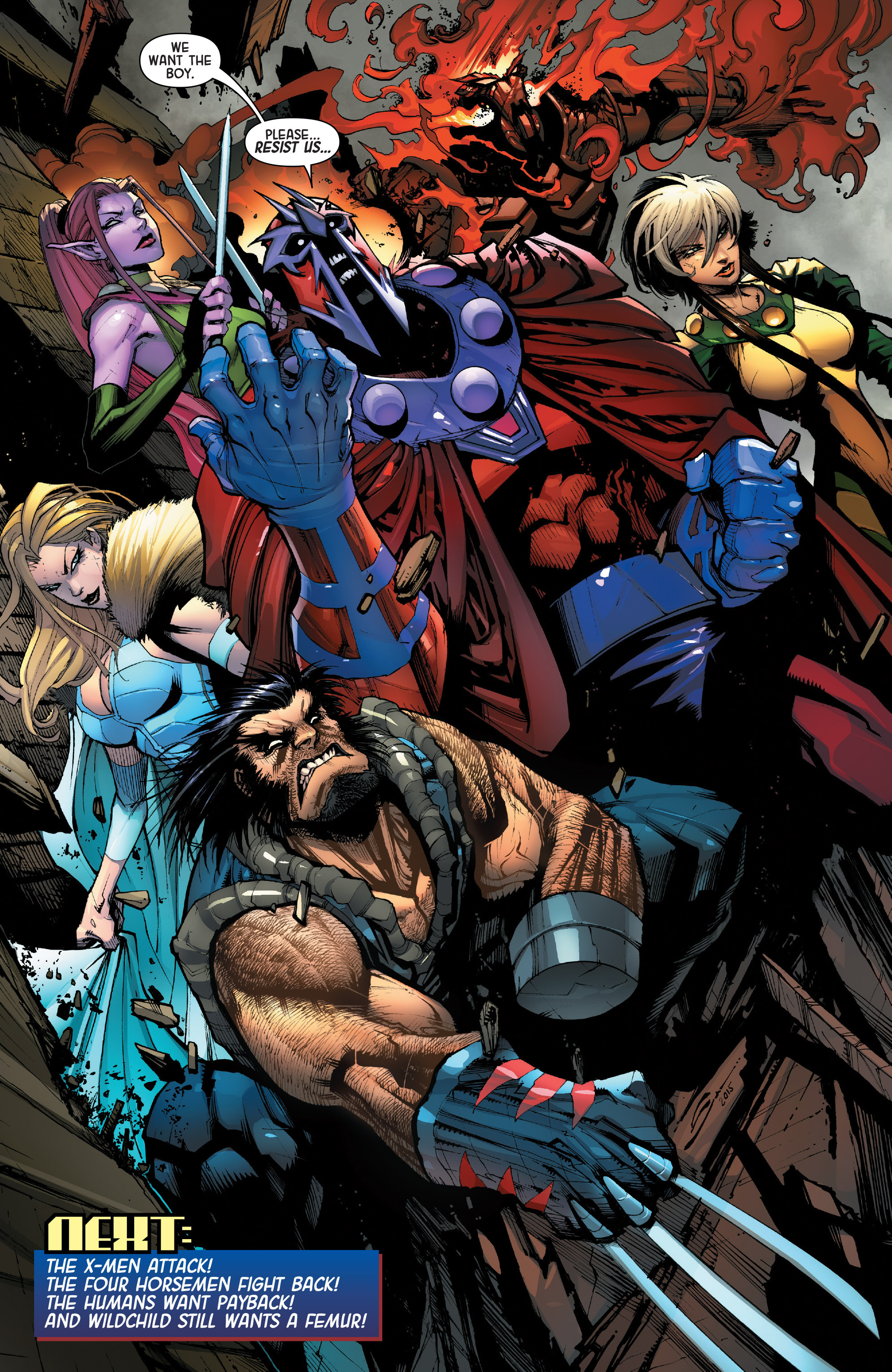 Read online Age of Apocalypse (2015) comic -  Issue #1 - 31