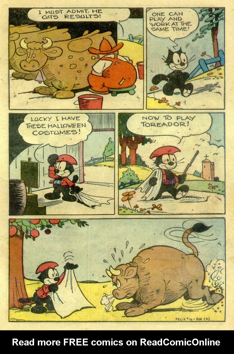 Read online Felix the Cat (1948) comic -  Issue #16 - 12