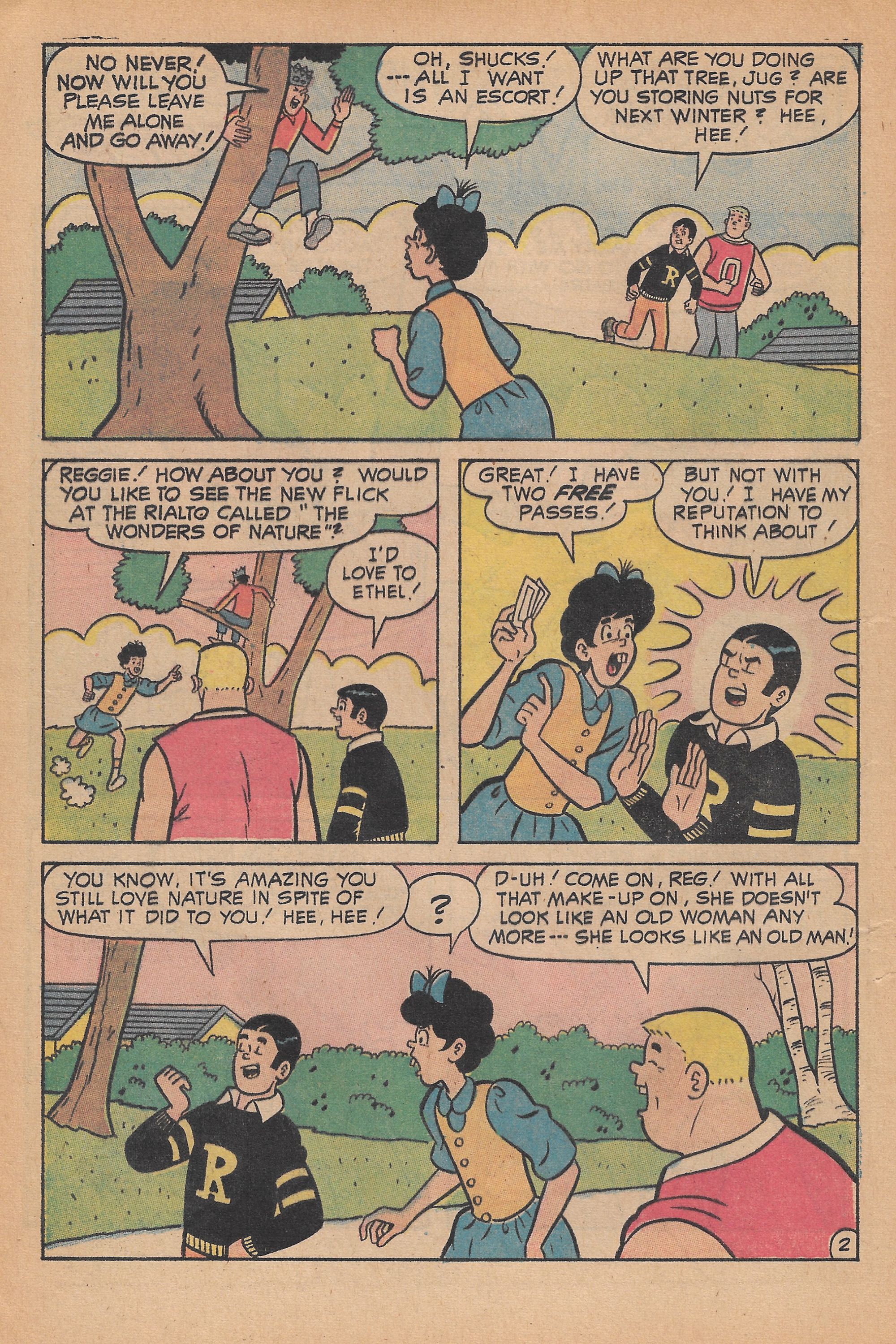 Read online Reggie and Me (1966) comic -  Issue #50 - 22