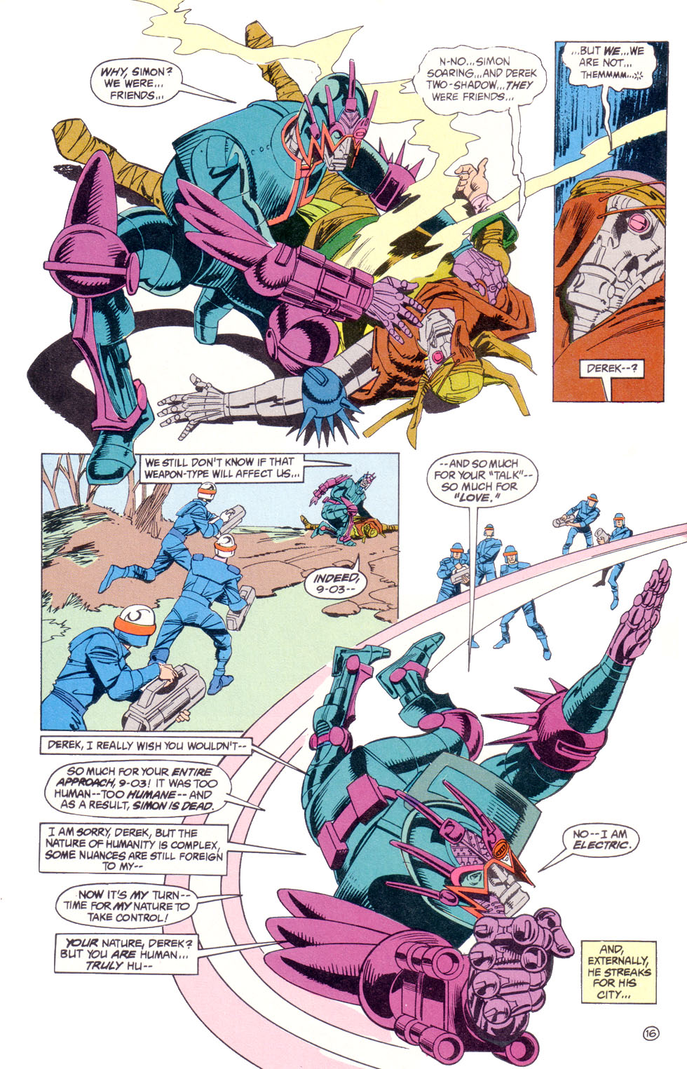 Read online Electric Warrior comic -  Issue #17 - 18