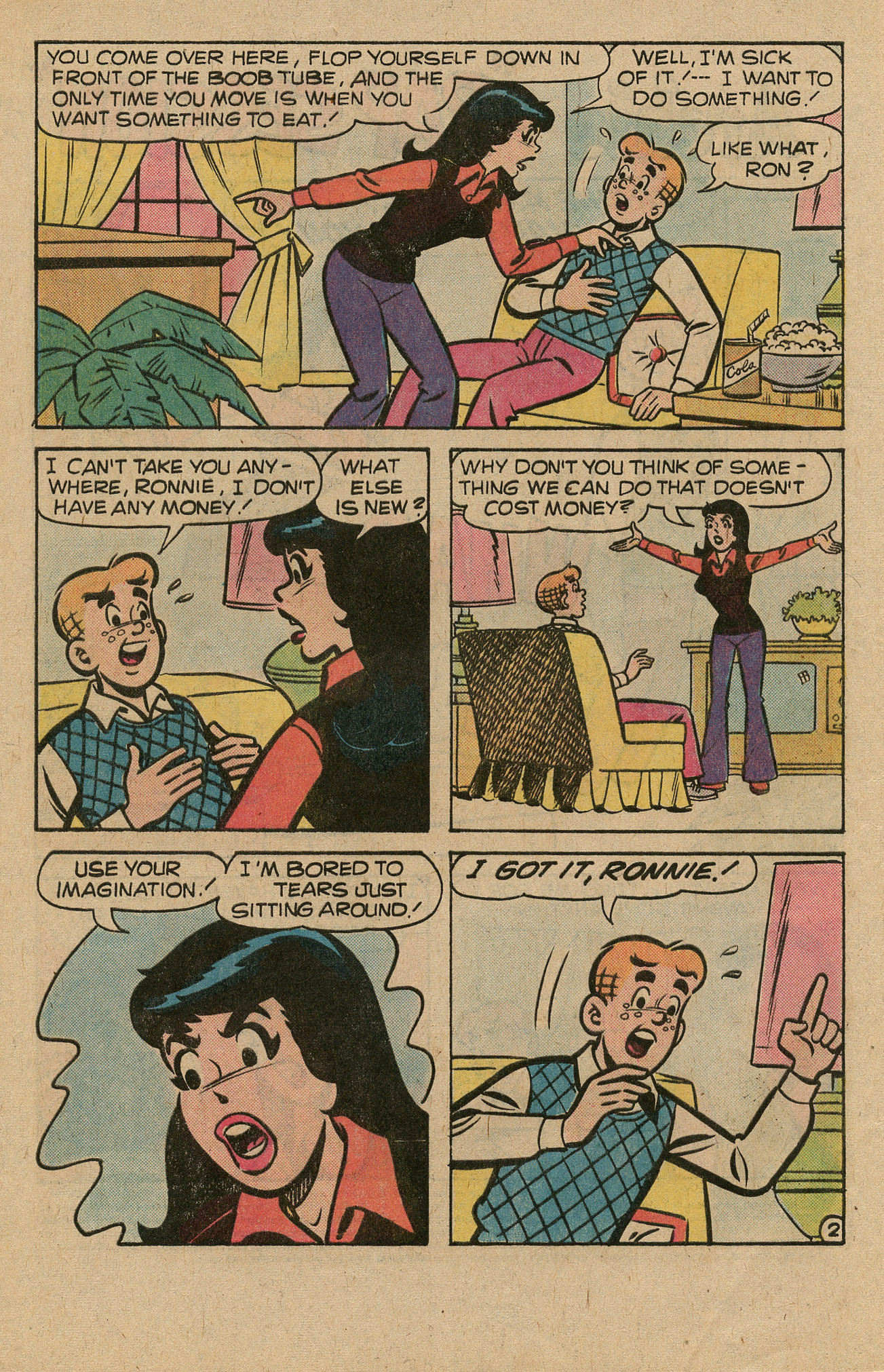 Read online Archie's TV Laugh-Out comic -  Issue #50 - 4