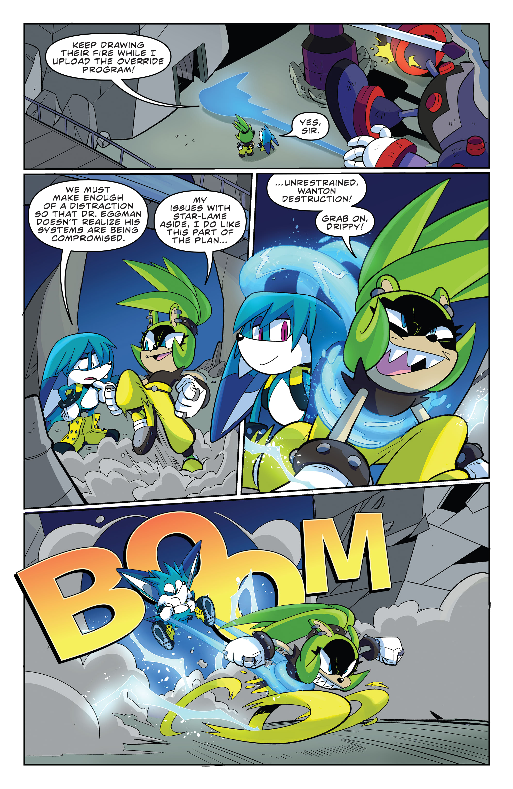 Read online Sonic the Hedgehog: Imposter Syndrome comic -  Issue #4 - 9