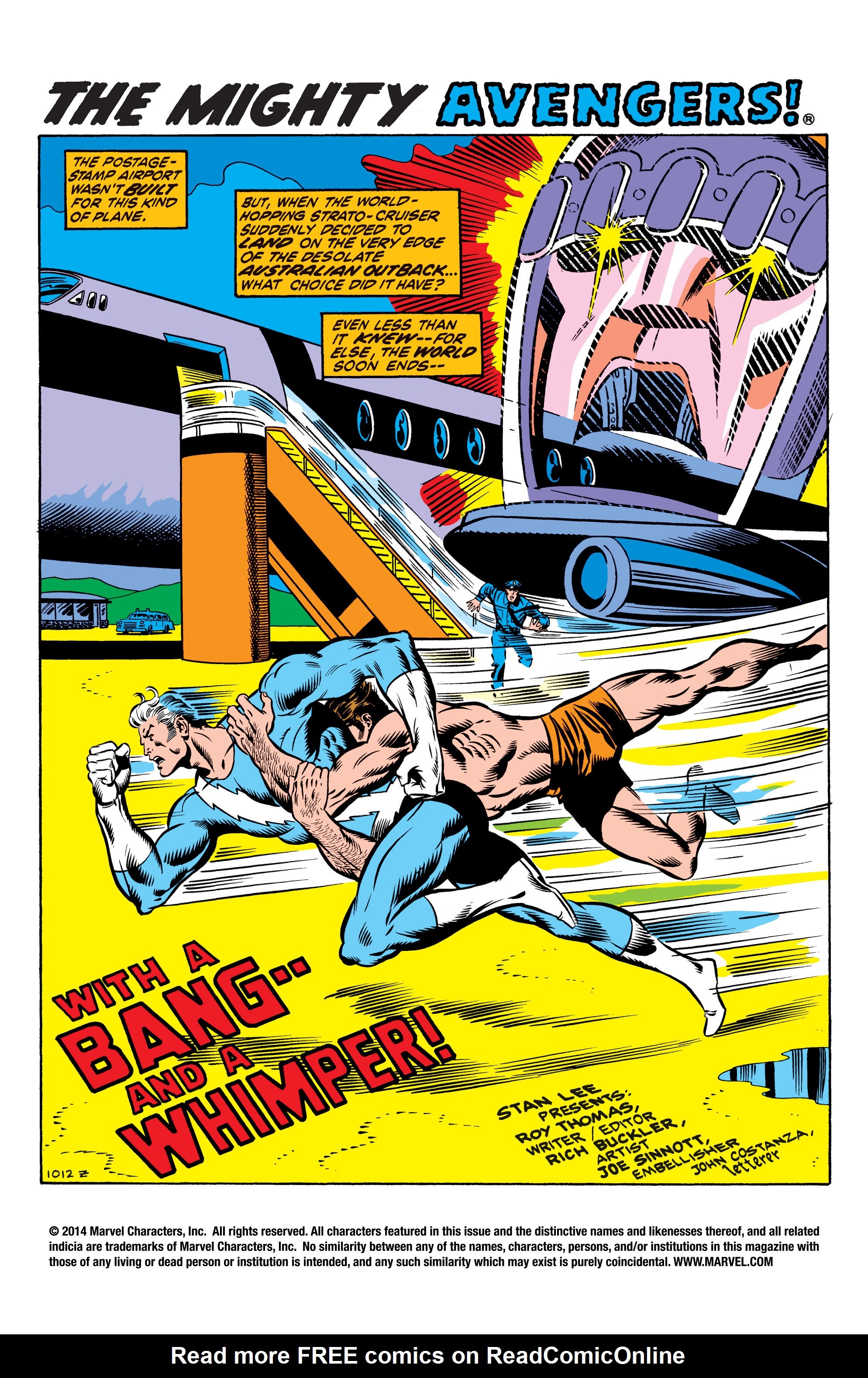 Read online The Avengers (1963) comic -  Issue #104 - 2