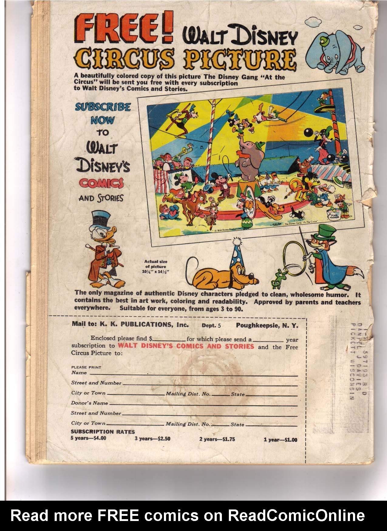 Read online Walt Disney's Comics and Stories comic -  Issue #128 - 52