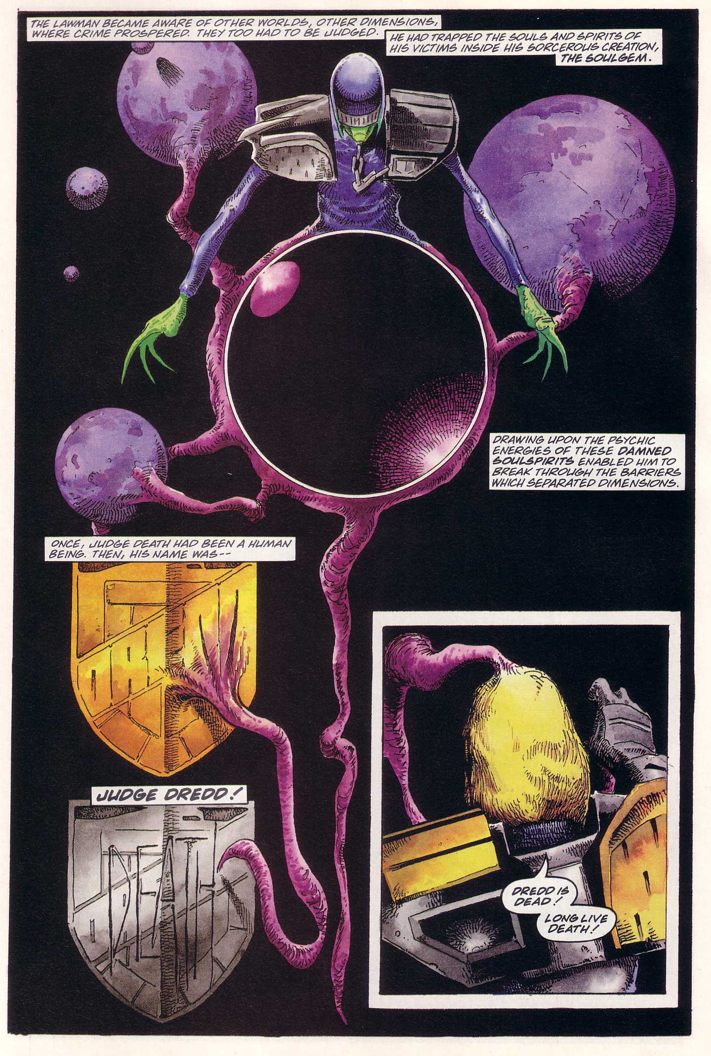 Read online Judge Dredd Lawman of the Future comic -  Issue #9 - 10