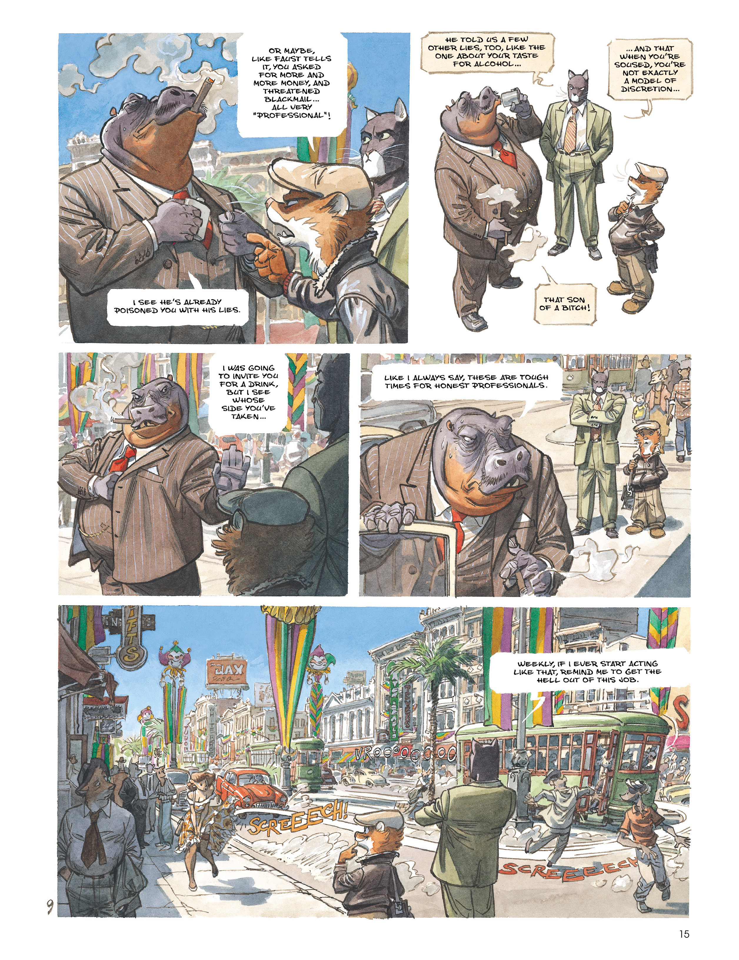 Read online Blacksad: A Silent Hell comic -  Issue # TPB - 16