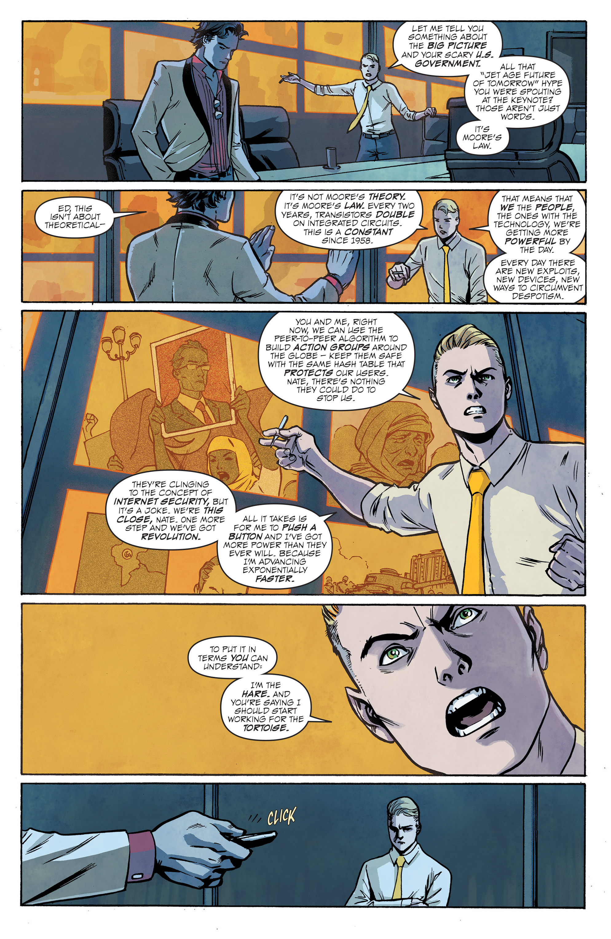 Read online Hacktivist comic -  Issue #2 - 4