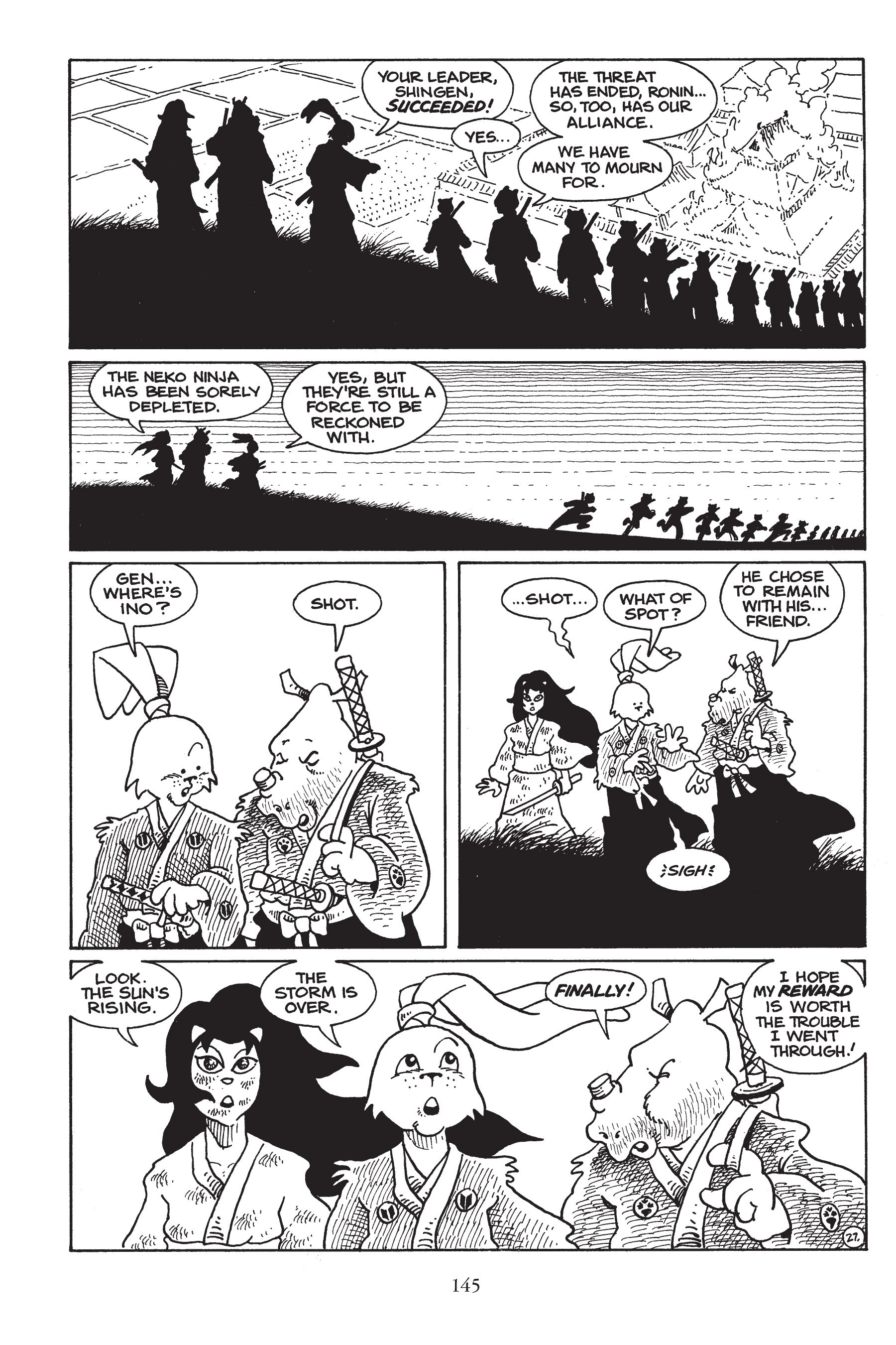 Read online Usagi Yojimbo (1987) comic -  Issue # _TPB 4 - 143