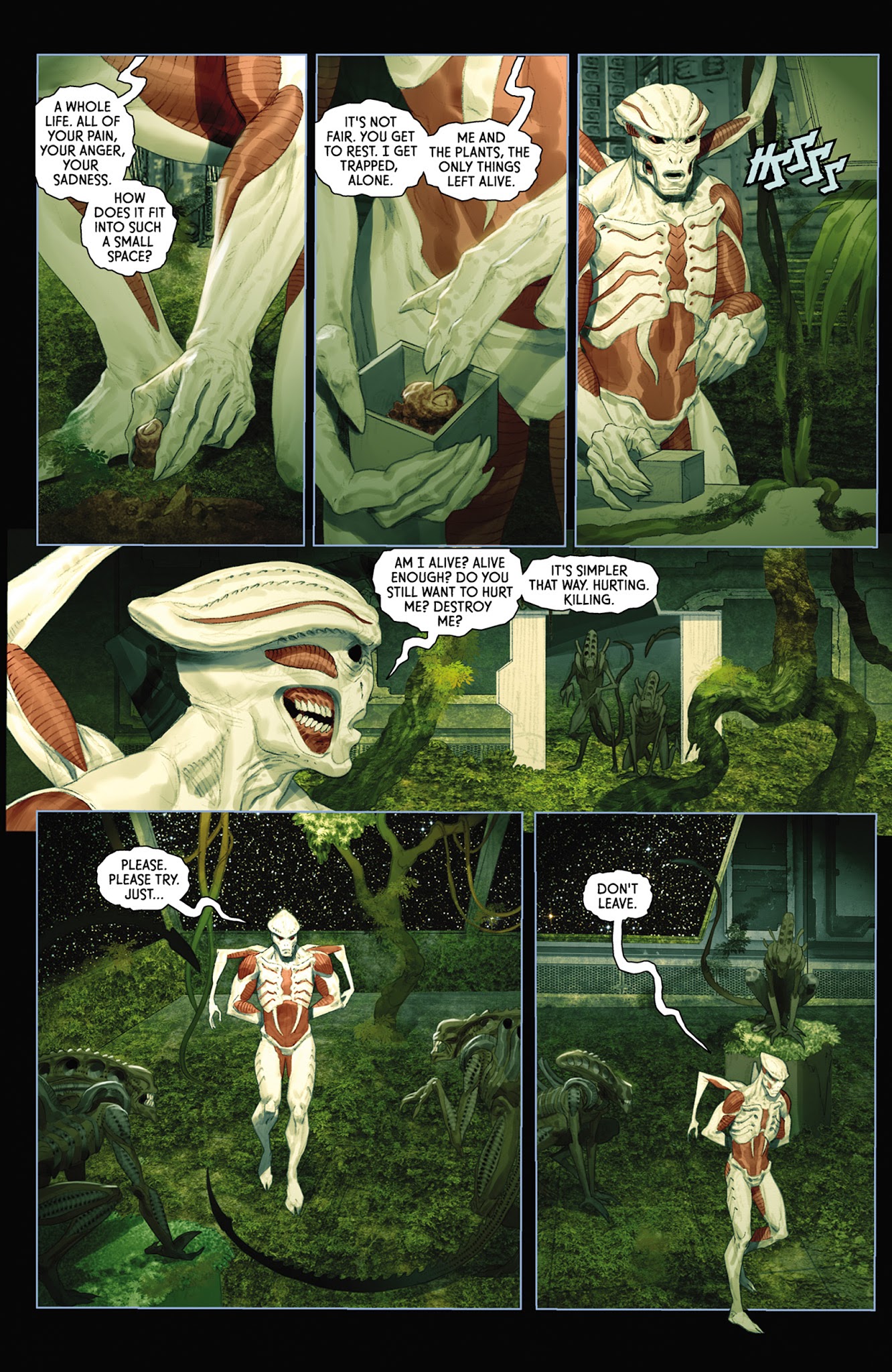 Read online Alien vs. Predator: Fire and Stone comic -  Issue #4 - 23