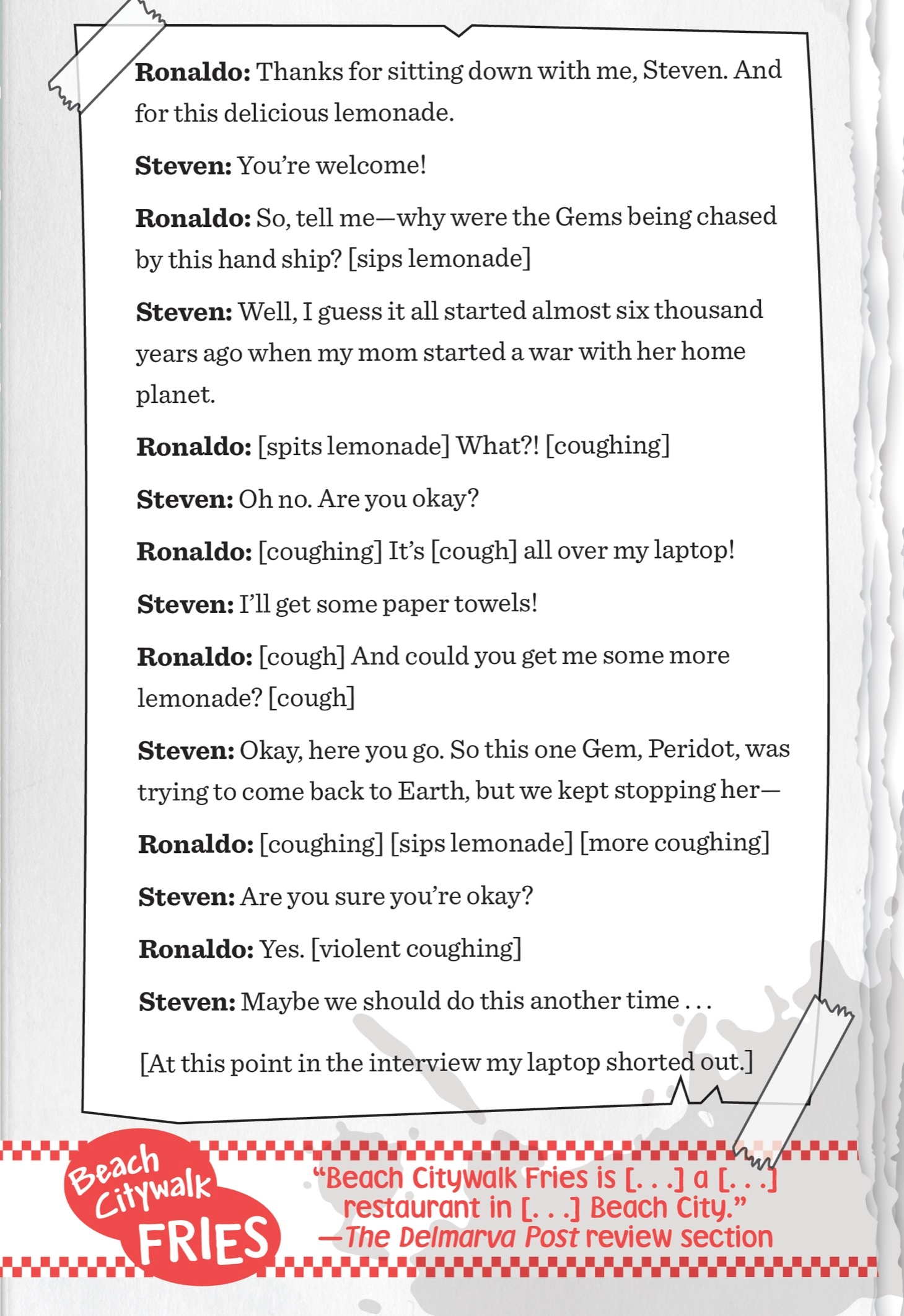 Read online Keep Beach City Weird: You Can't Hide the Truth!!! (Steven Universe) comic -  Issue # TPB - 37
