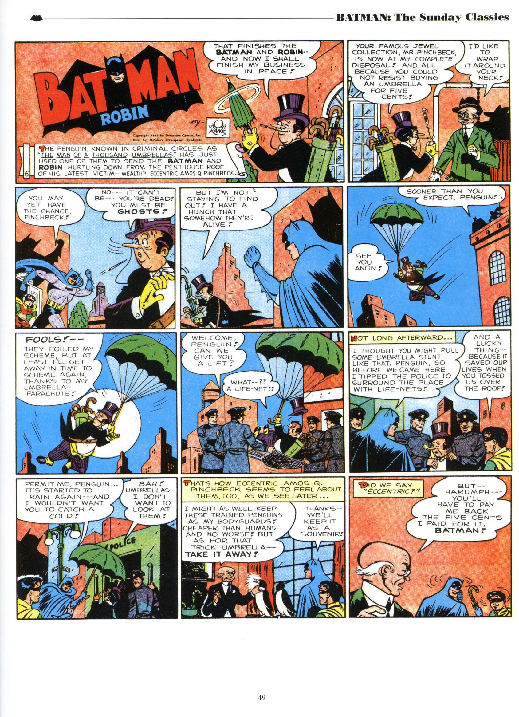 Read online Batman: The Sunday Classics comic -  Issue # TPB - 55