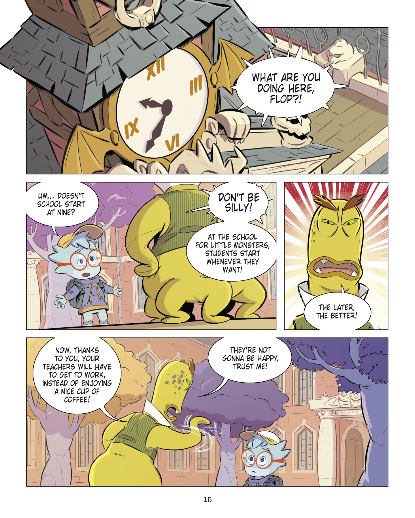 Read online The School for Little Monsters: It's Tough Being Flop comic -  Issue # TPB - 15
