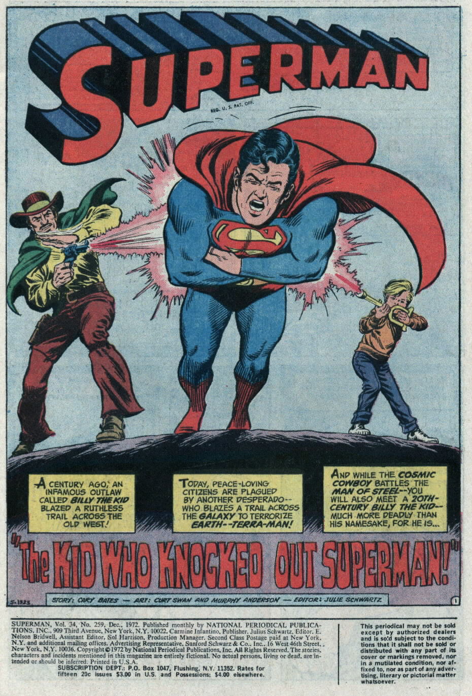 Read online Superman (1939) comic -  Issue #259 - 2