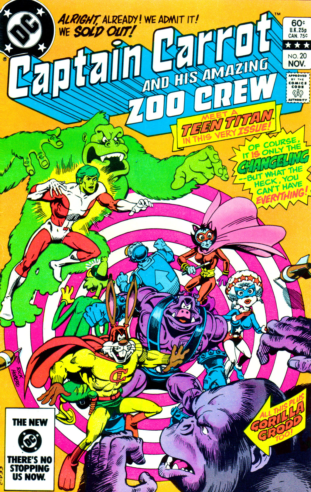 Read online Captain Carrot and His Amazing Zoo Crew! comic -  Issue #20 - 1